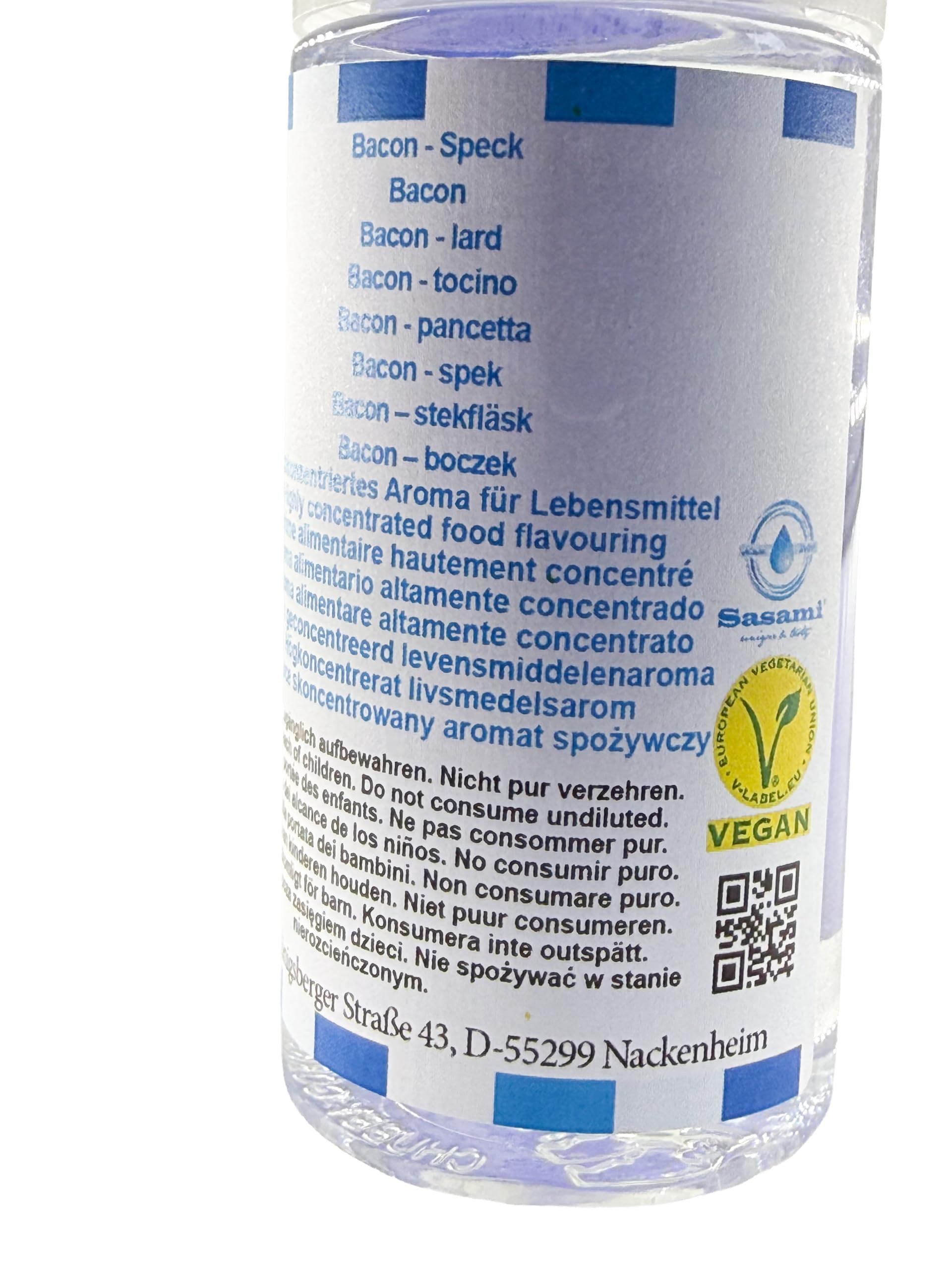 Bacon - tocino aroma concentrado - Vegano - Sasami - 10ml