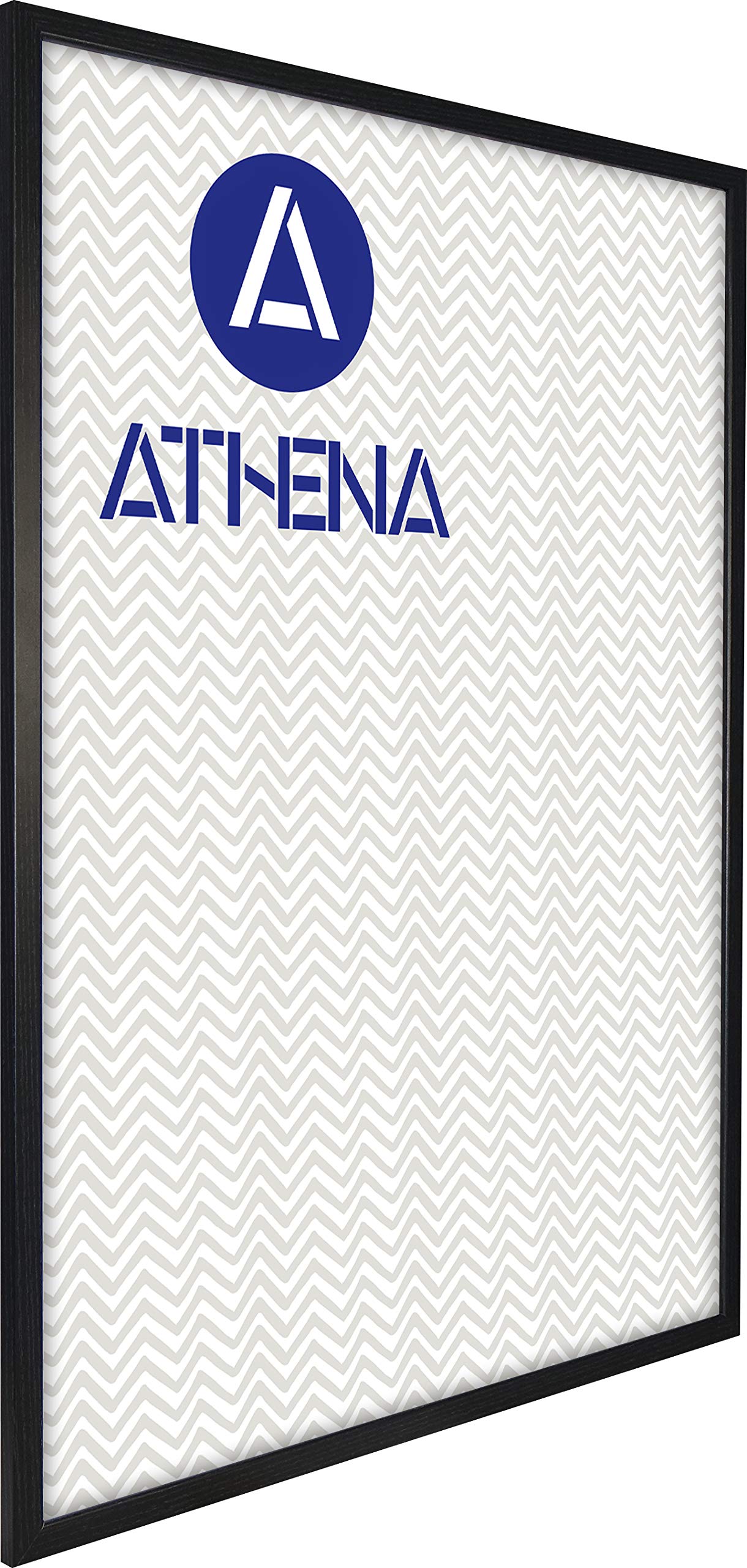 Athena Black Ash Finish Thin Black Ash Picture Photo Frame (60 X 80 Cm) Portrait Or Landscape Photo Frame With Clear Styrene Sheet & Wall Mounted Hook For Photos, Pictures, Posters, Decor, Certificate Frame