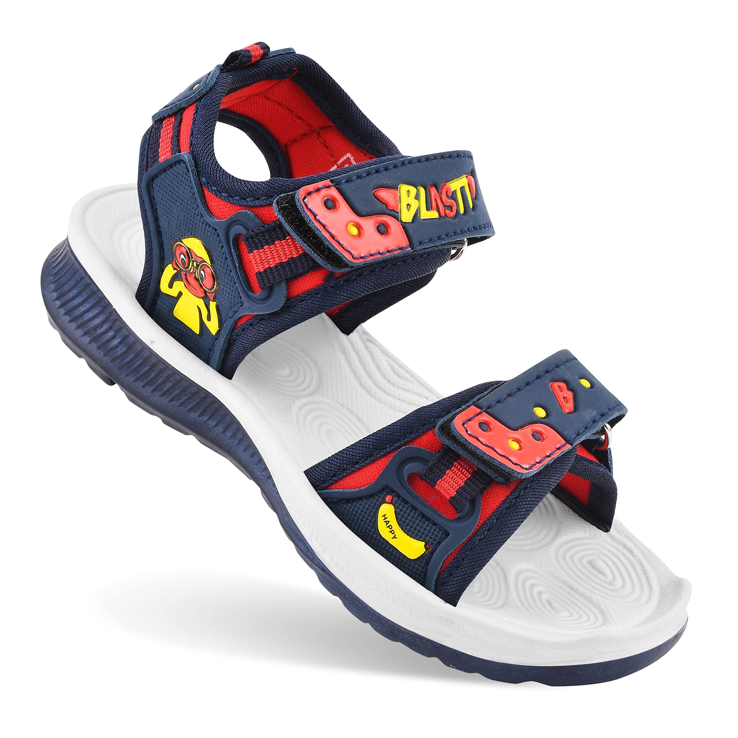 KATS SHOESFashion Sandal, Kids Boys Flat Sandal Outdoor Indoor Double Strap Floaters for Baby Boys and Baby Girls, Kids Casual Sandals