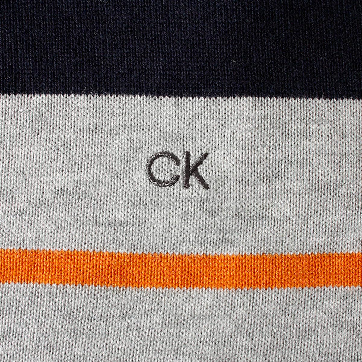 Calvin Klein Golf męski 2022 CK Vertex sweter z zamkiem błyskawicznym, granatowy, M