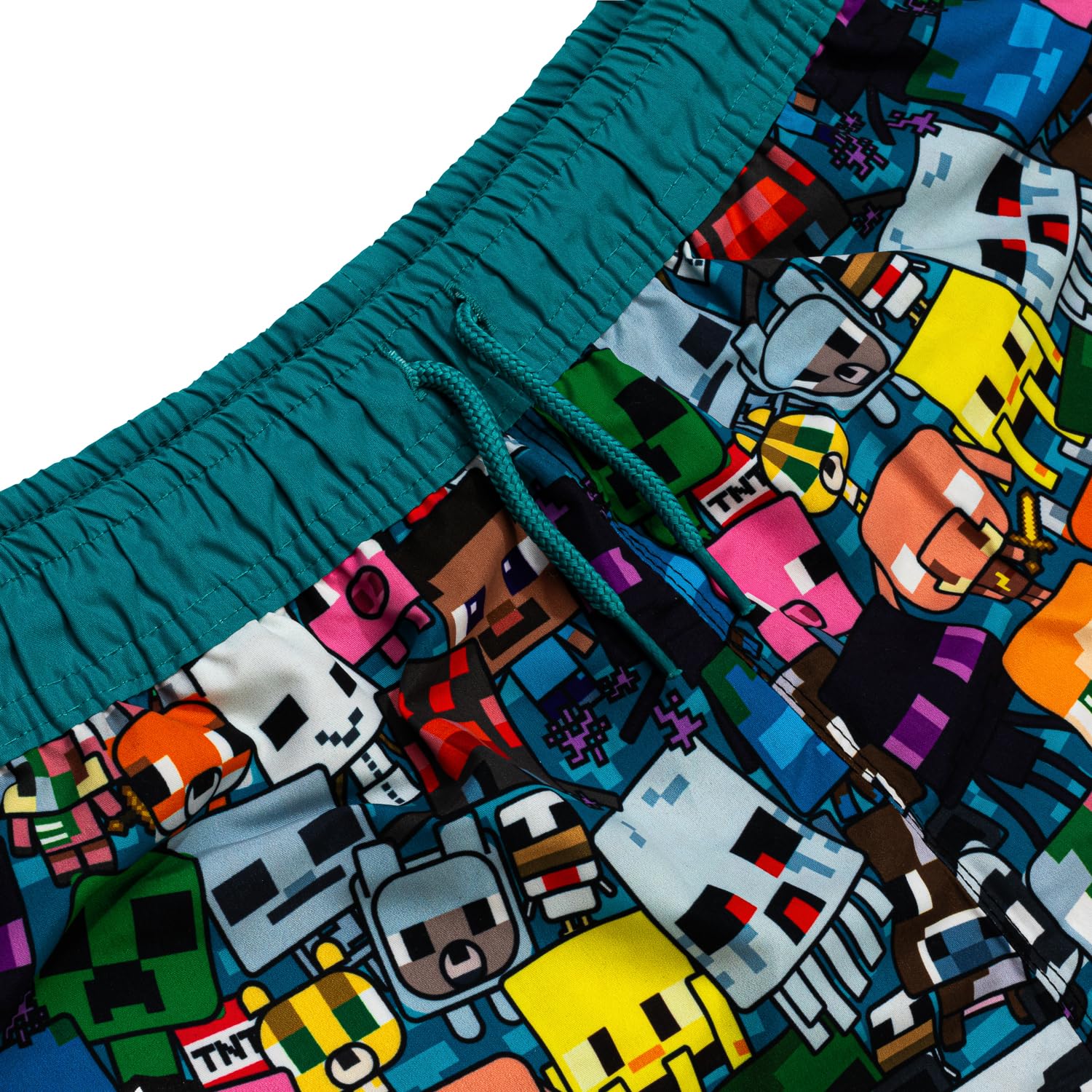 Minecraft Short de bain pour garçons de 5 à 12 ans