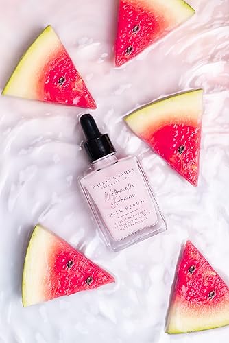 Miniatura 3 de Dallas & James Skincare Co. - Suero de leche de ensueño de sandía con mora, suero hidratantesuero calmante - con ácido hialurónico, aloe y pepino
