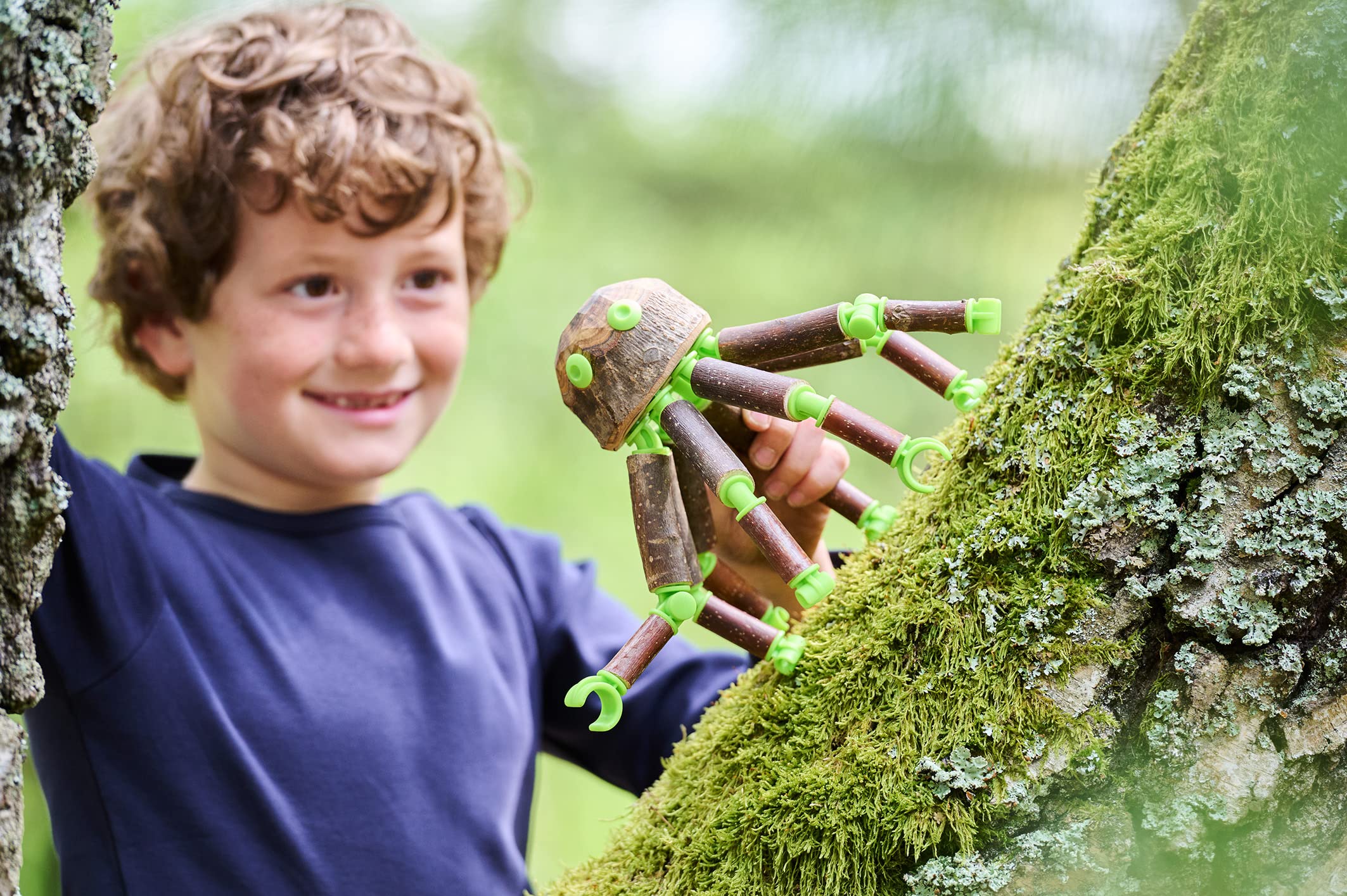 HABA - Terra Kids Connectors - Zestaw podstawowy II - Gra outdoorowa - 8 lat i więcej - 306307, kremowy/jasnobrązowy
