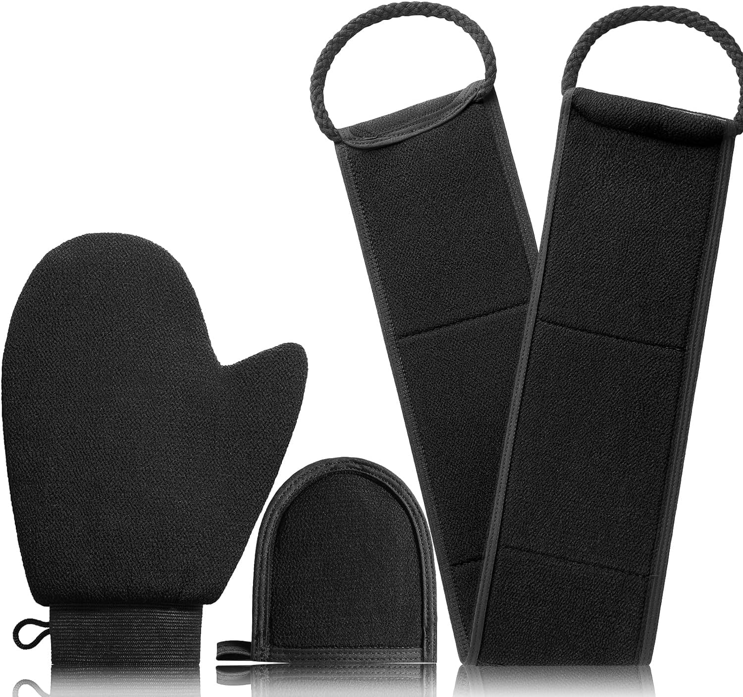 Buy 𝟮𝟬𝟮𝟯 𝐔𝐩𝐠𝐫𝐚𝐝𝐞𝐝 Exfoliating Glove, Face Scrubber, Back Scrubber for