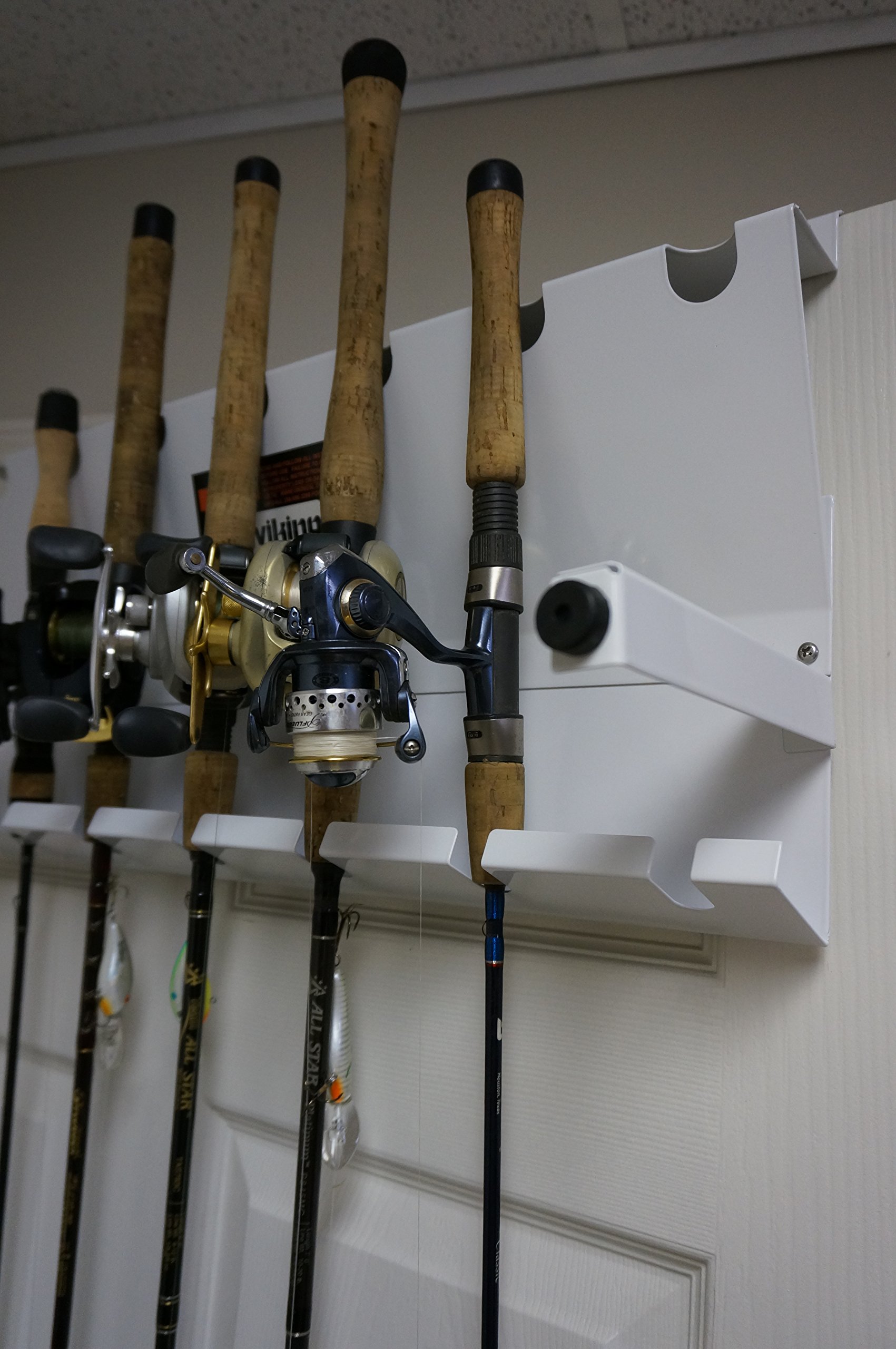 Viking SolutionsUnisex's Door Frame Fishing Rod Rack, Multicolor, One Size