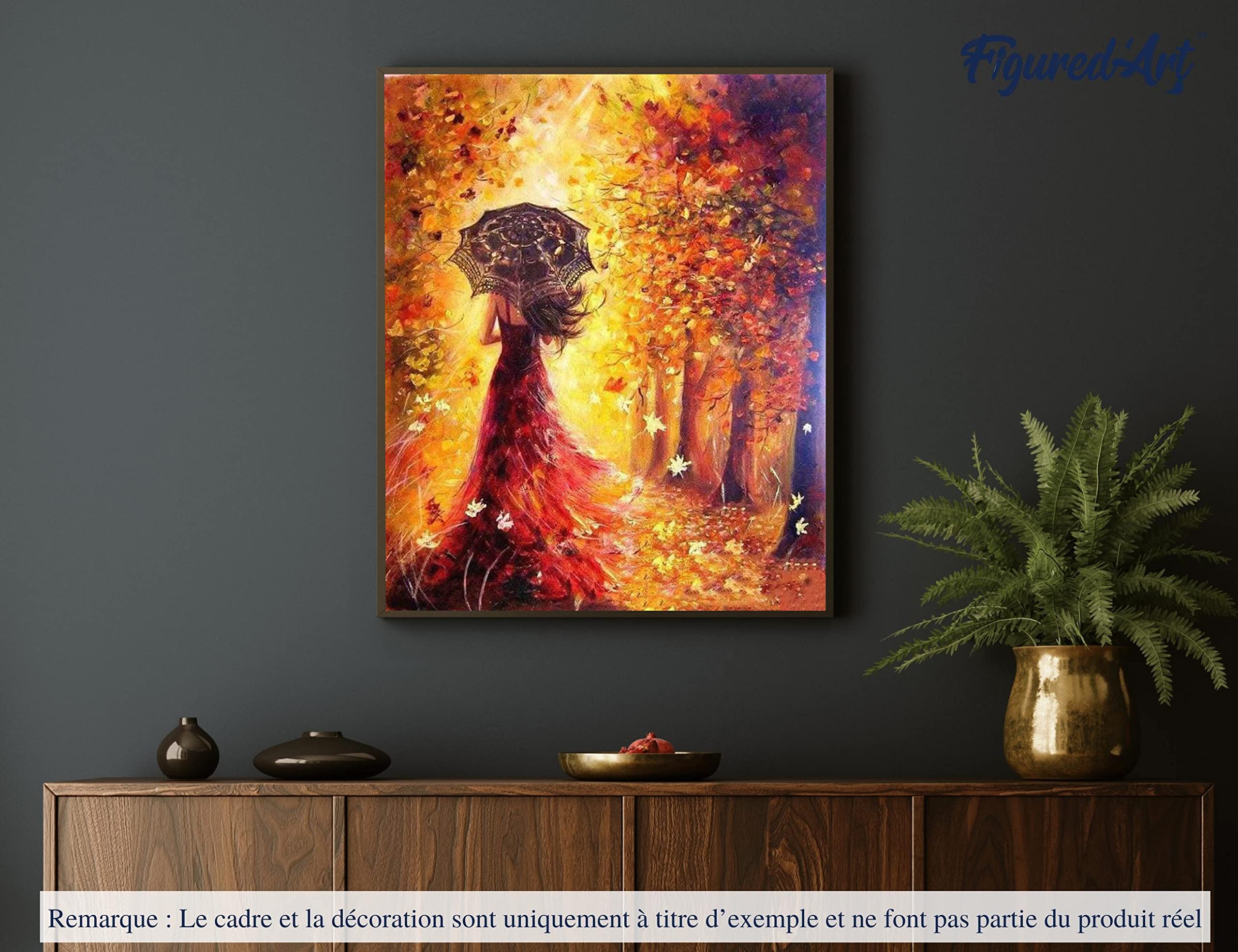 Figured'Art Malen Nach Zahlen Erdmännchen - 40x50cm DIY Bastelset