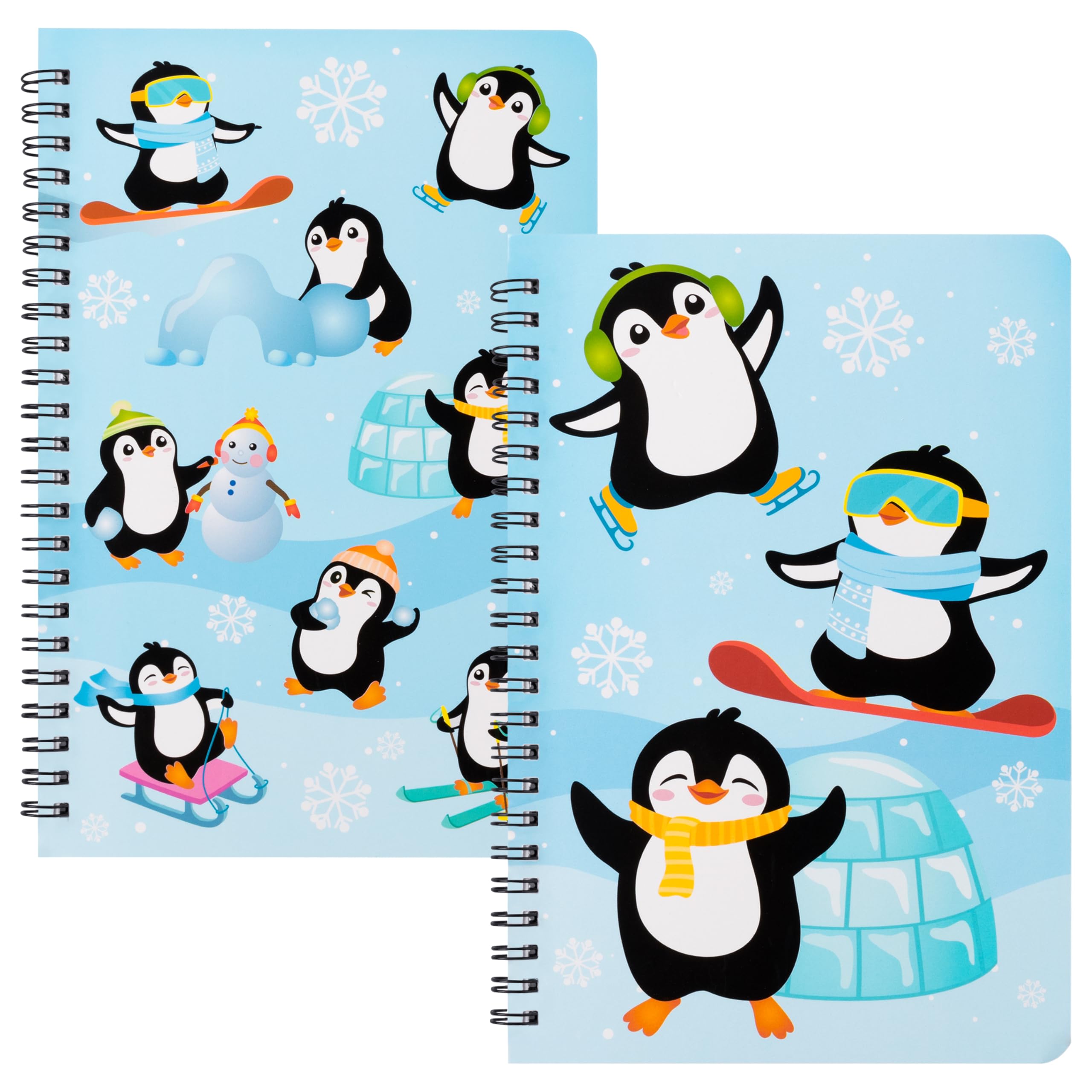 Carnet à spirales A5 B1ykin : lot de 2 cahiers de 100 pages pour la prise de notes