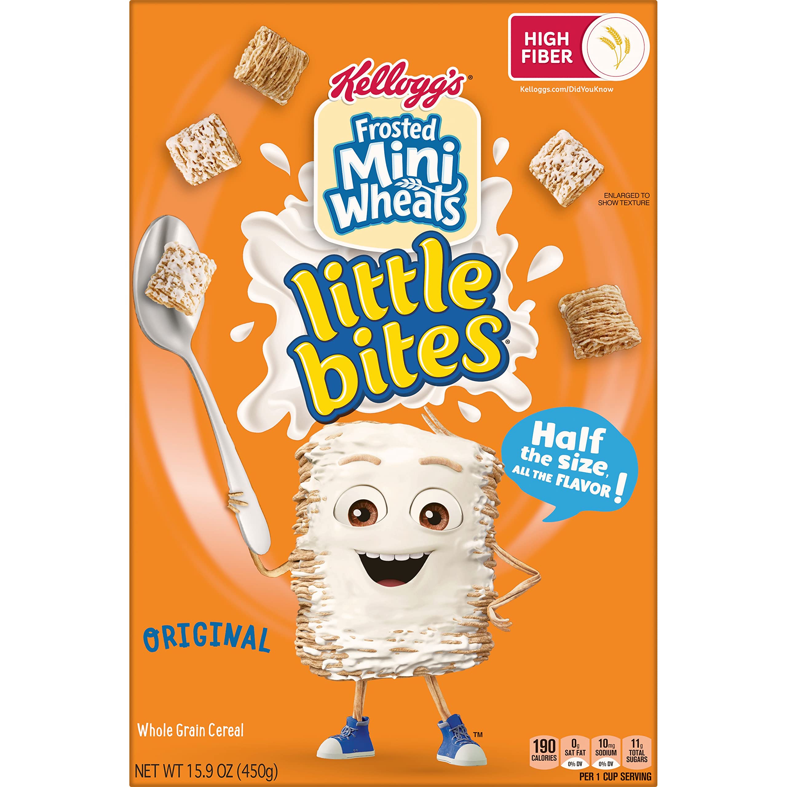Buy Kellogg's Frosted Mini Wheats Little Bites Breakfast Cereal, Fiber