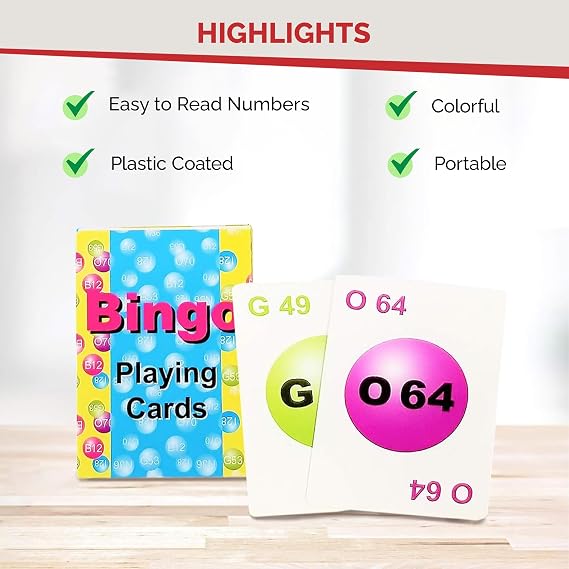 MR CHIPS Jam-Proof Master Board Bingo Card Slide with Shutters Plus Deck of Calling Cards