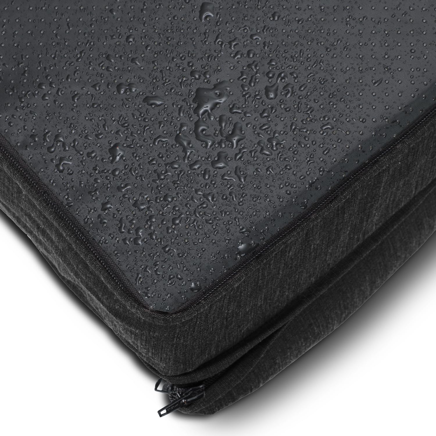 Petzzz Cama ortopédica para perros, funda extraíble, lavable, gris (100 x 70 x 27 cm)