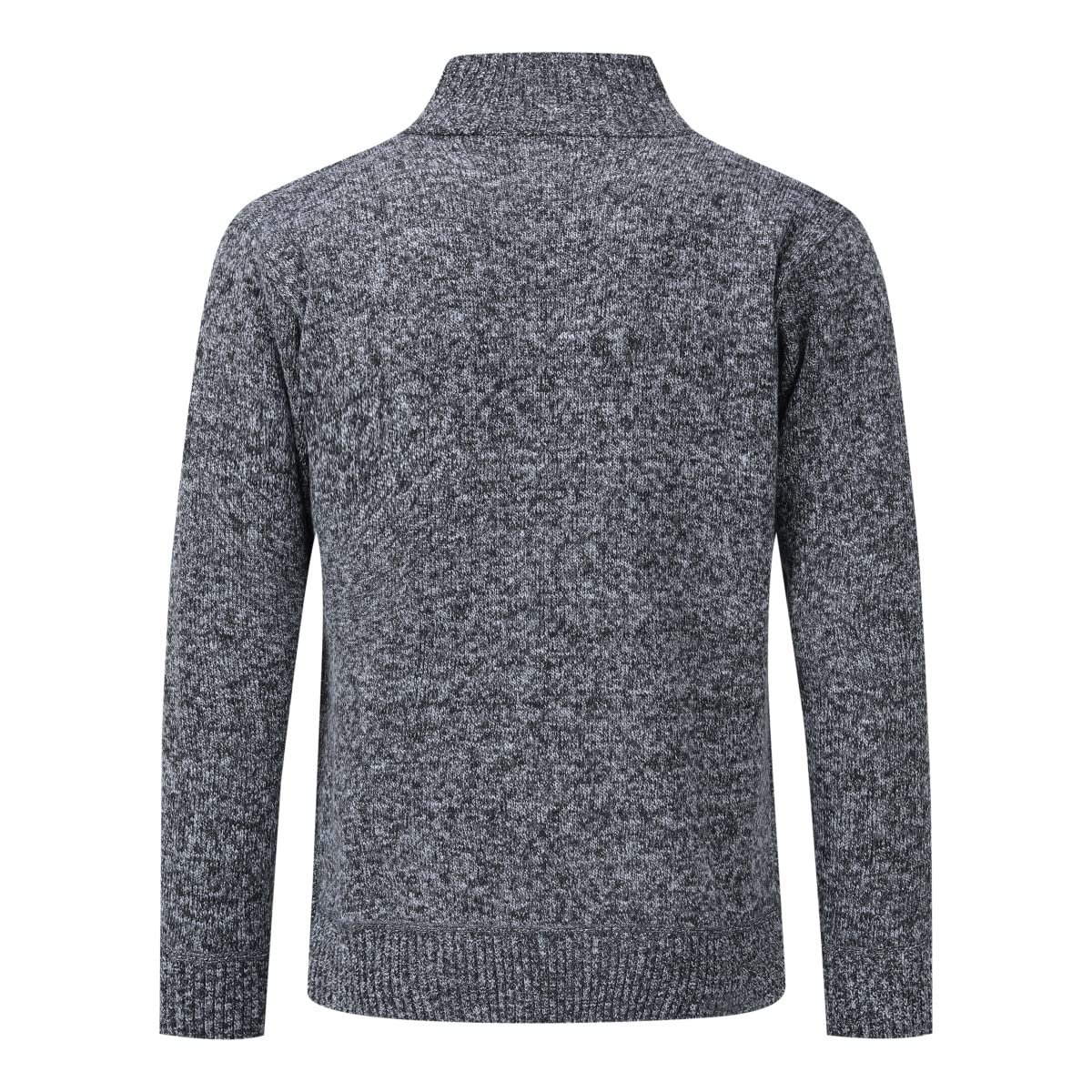 Sliktaa Gilet Cardigan Hommes Slim Fit Casual Veste Grosse Maille Col Droit 5 Couleurs Unie Confortable