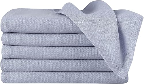 Miniatura 9 de Pañales de tela de algodón 100% natural para bebés, pañales de tela absorbente, paños para eructos, color blanco, paquete de 6