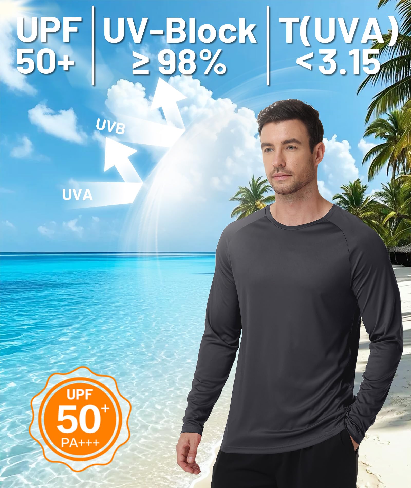 ZITY Rashguard per Uomo