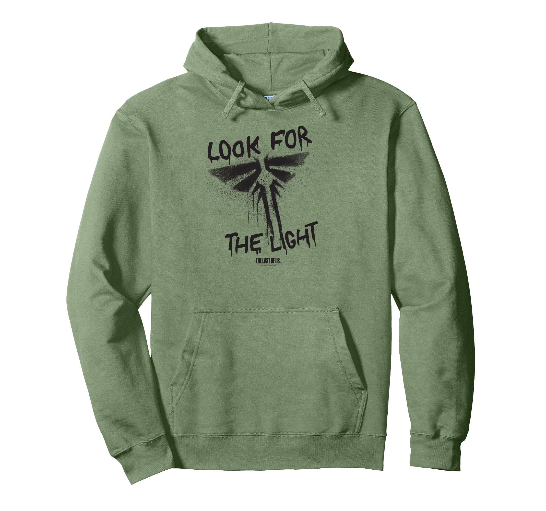 The Last of Us Look for the Light Firefly Spray Paint Game Pullover Hoodie