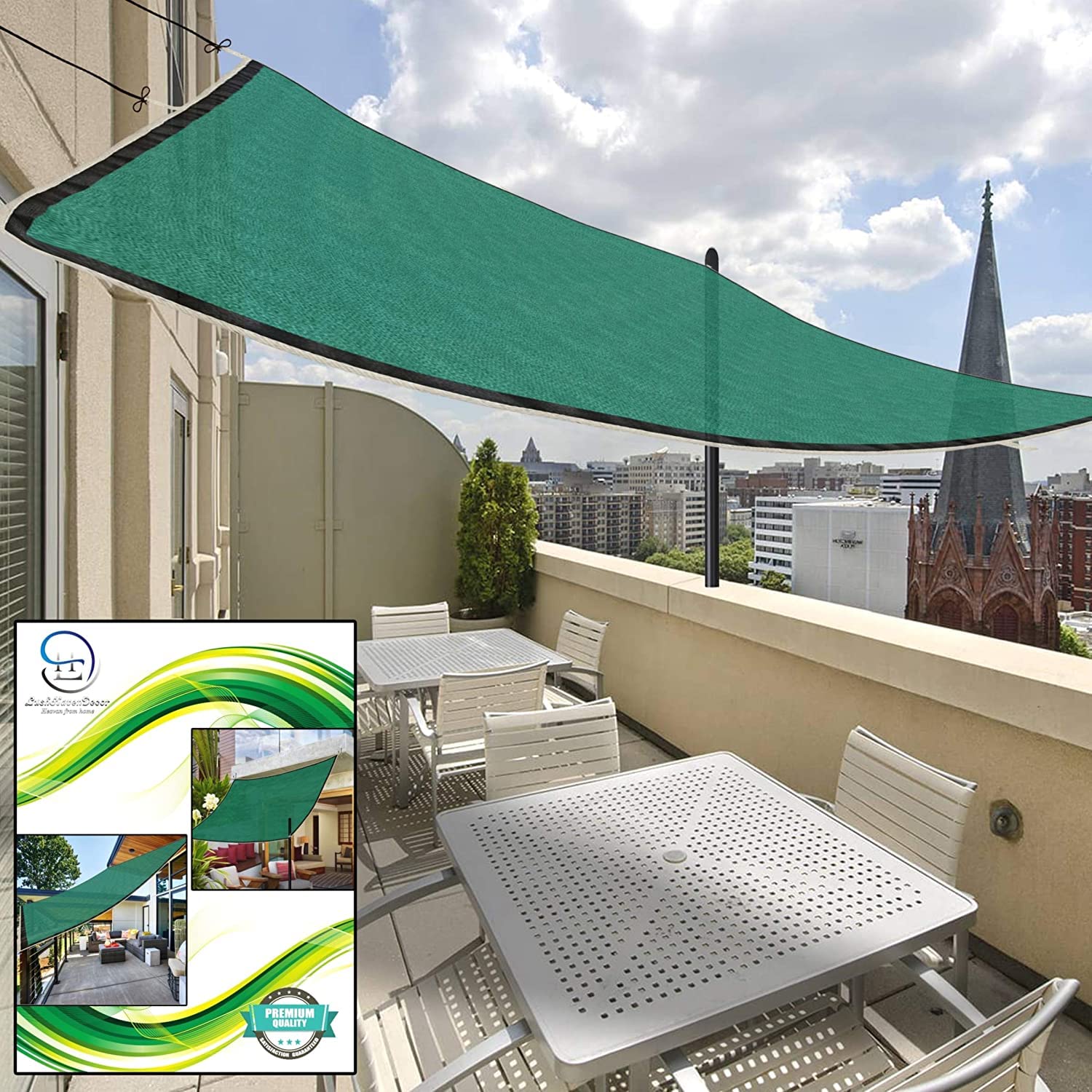 AUROSTYLE 80-90% Bird Net Sun Block Dust Mesh Multipurpose Garden Nursery Sports Shading Protect Flowers, Plants and Balcony Netting Cloth with Cotton Niwar and 17 Feet Rope (15x10 FT) (B0BYP53HZQ) Amazon Price History, Amazon Price Tracker