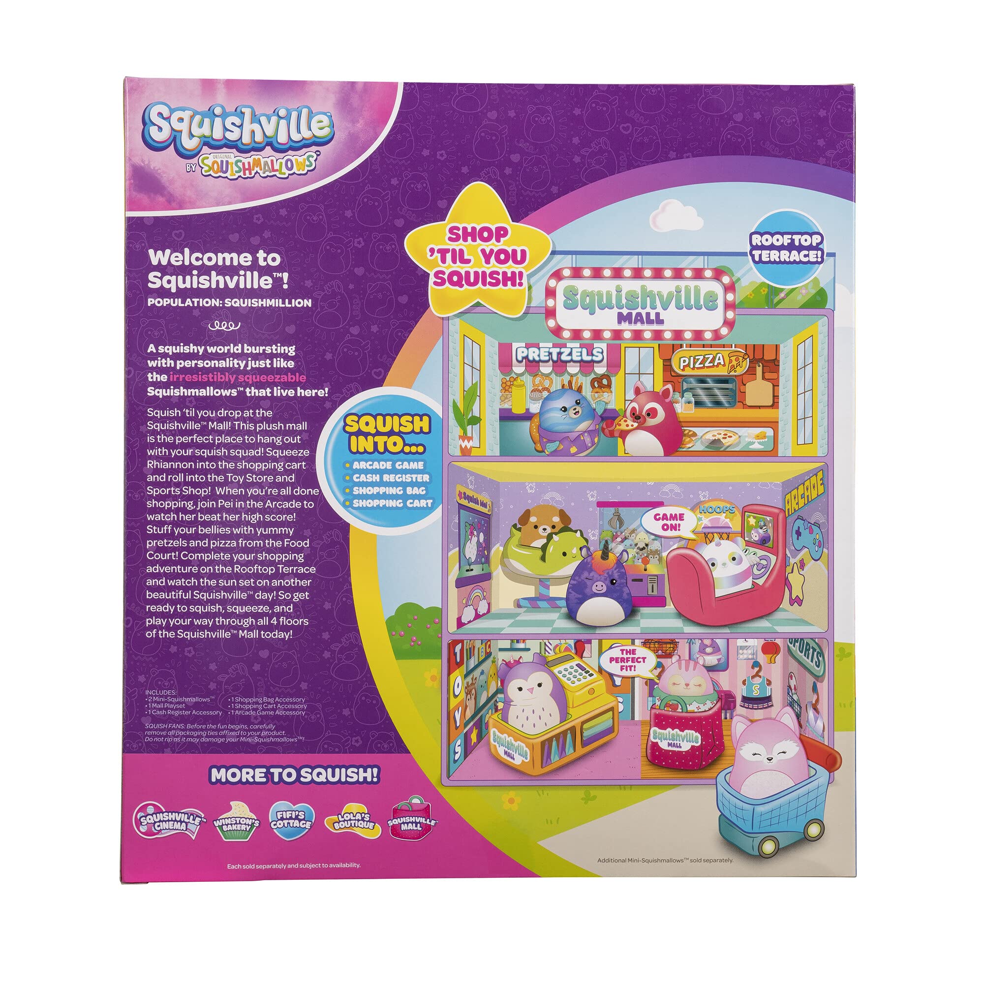 Squishville Squishmallows MallTwo 2Inch MiniSquishmallows Plush