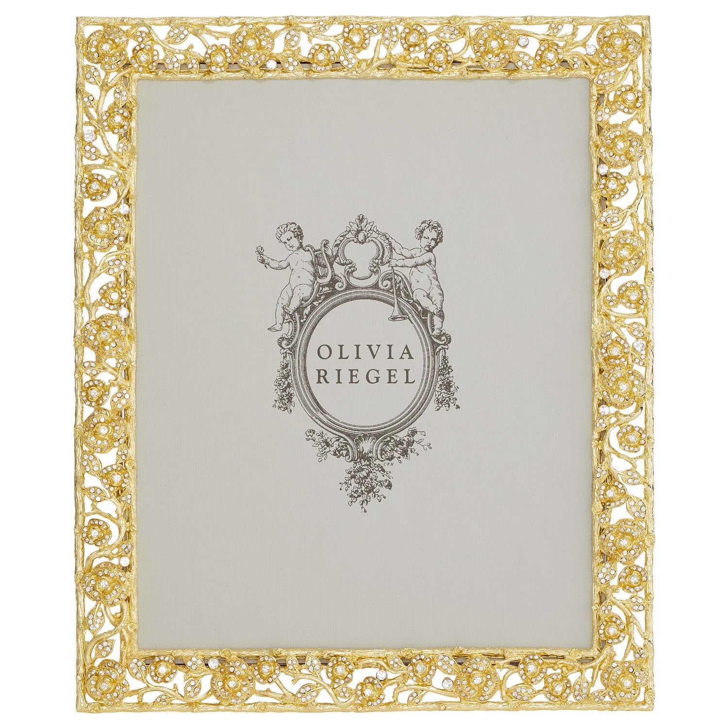 Cadre Ellarose doré Olivia Riegel 8 x 10 le cadeau de prestige pour anniversaire de mariage