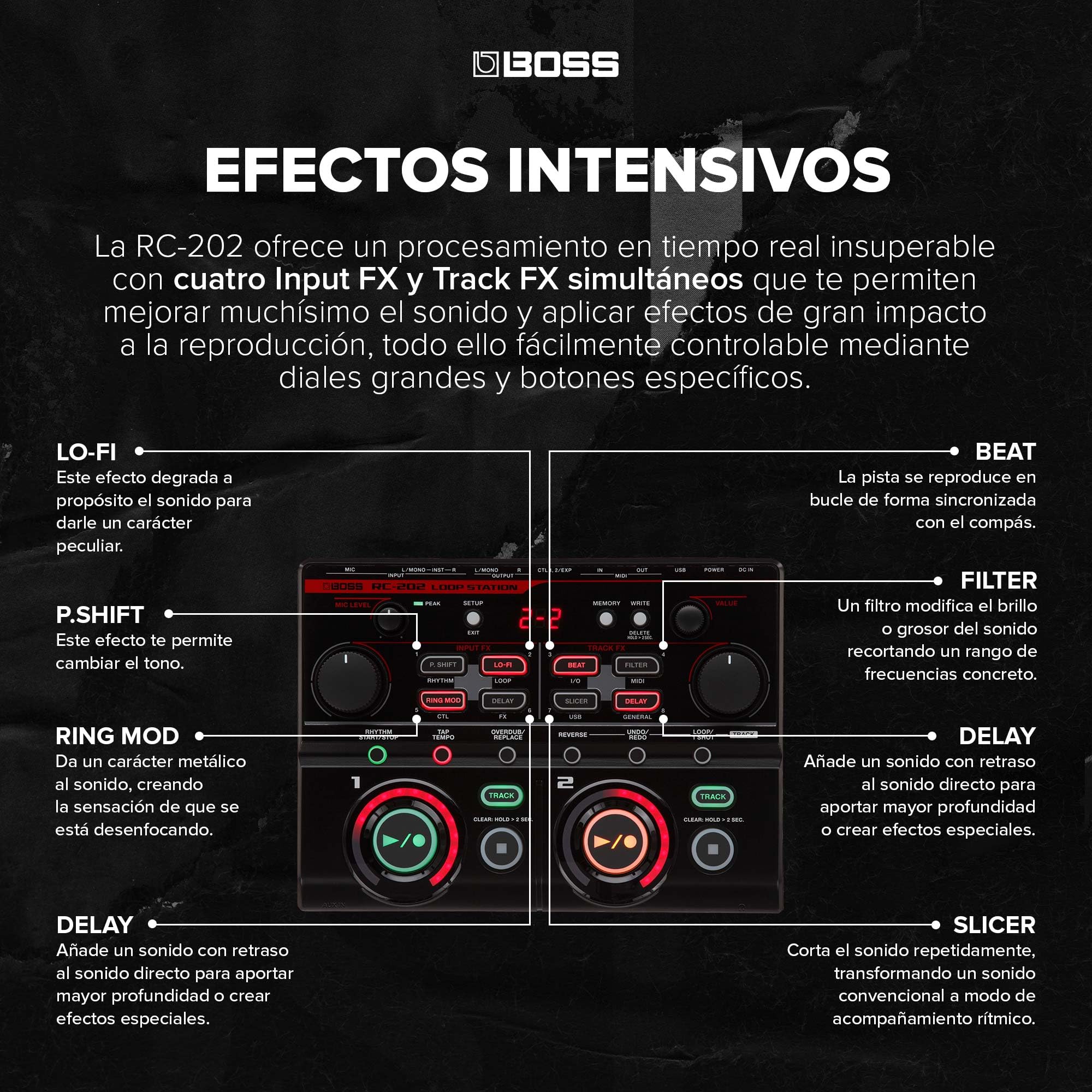 BOSS RC-202 Loop Station - Fingertip Looping voor Progressieve