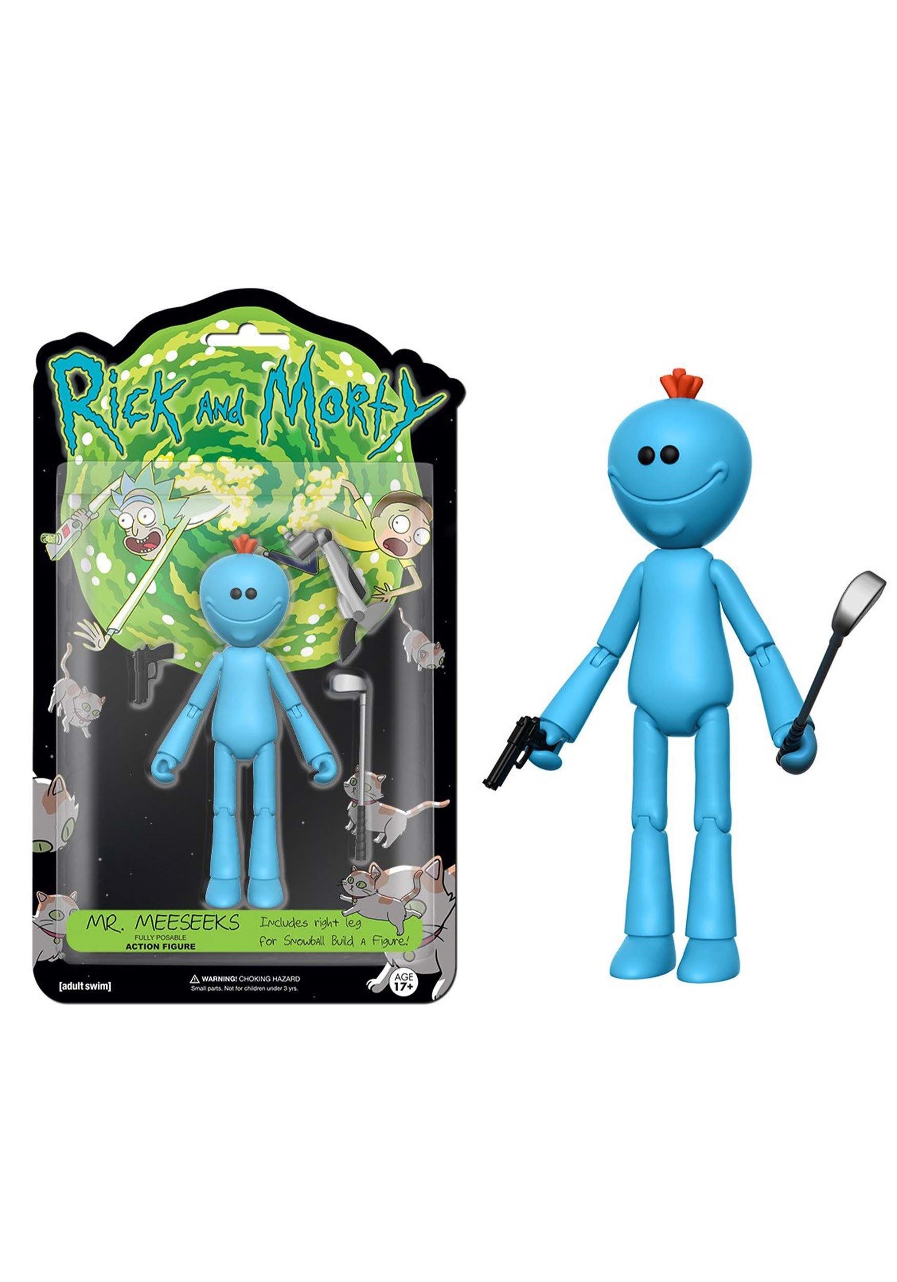 Funko5" Articulated Rick and Morty Meeseeks Action Figure