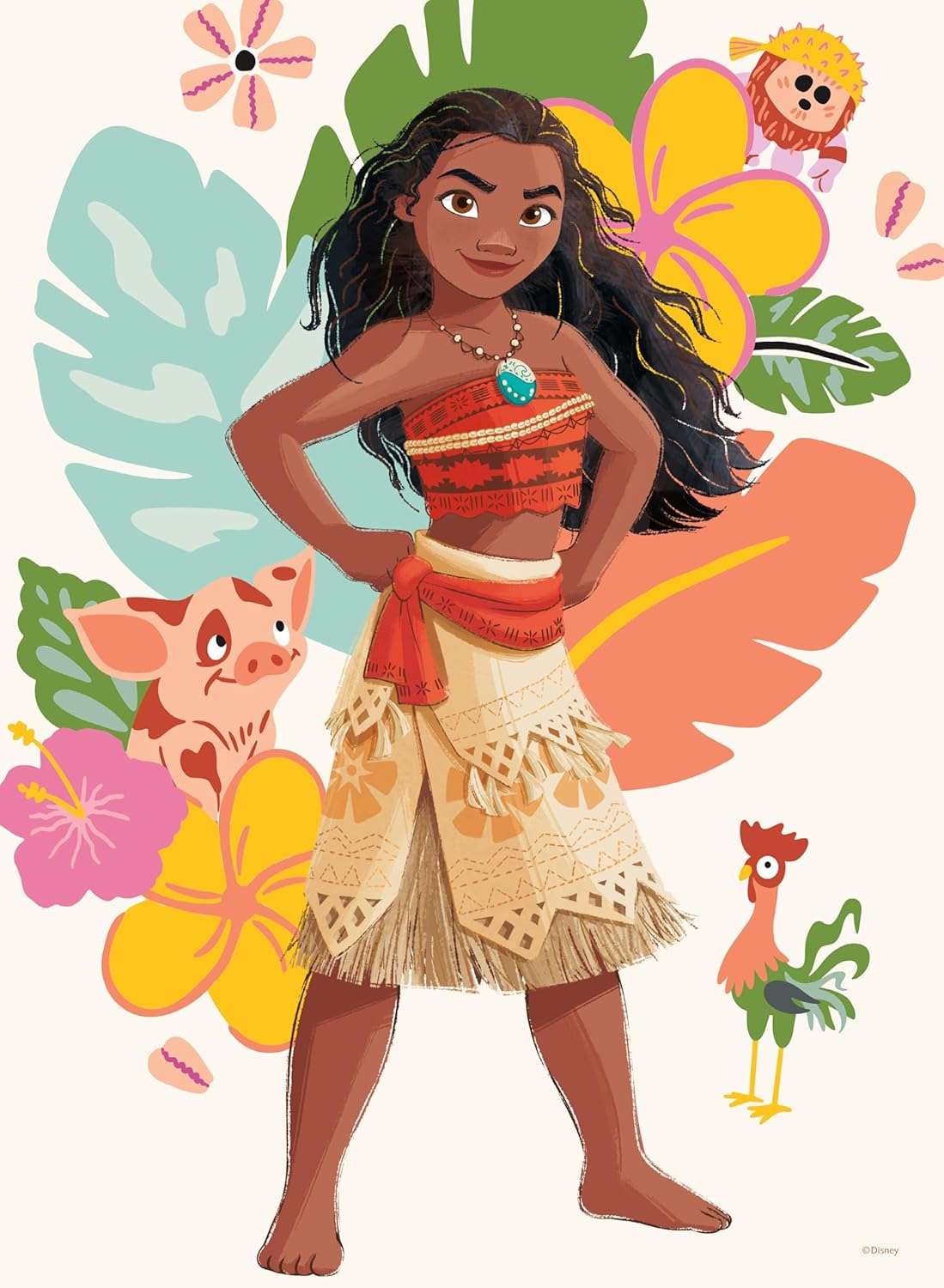 Ceaco - Disney - Moana - Glitter Puzzle - 100 Piece Jigsaw Puzzle