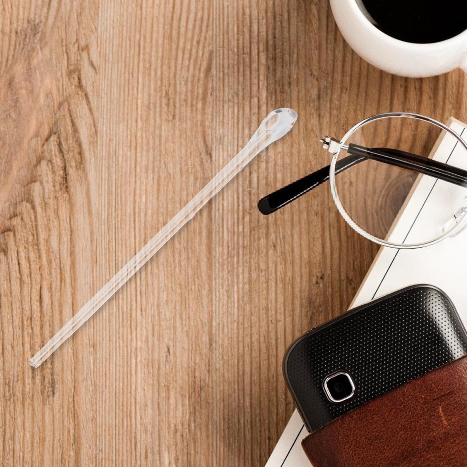 Embouts de Protection Lot pour Branches de Lunettes en Plastique Argenté | Antidérapants et Flexibles, Très Légers, pour Branches de Lunettes de Lecture et Usage Extérieur