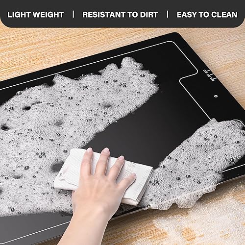 Miniatura 6 de Calentador de alimentos, placa eléctrica de 19 x 15 pulgadas, calentadores de alimentos para fiestas, dos ajustes de temperatura ajustables para