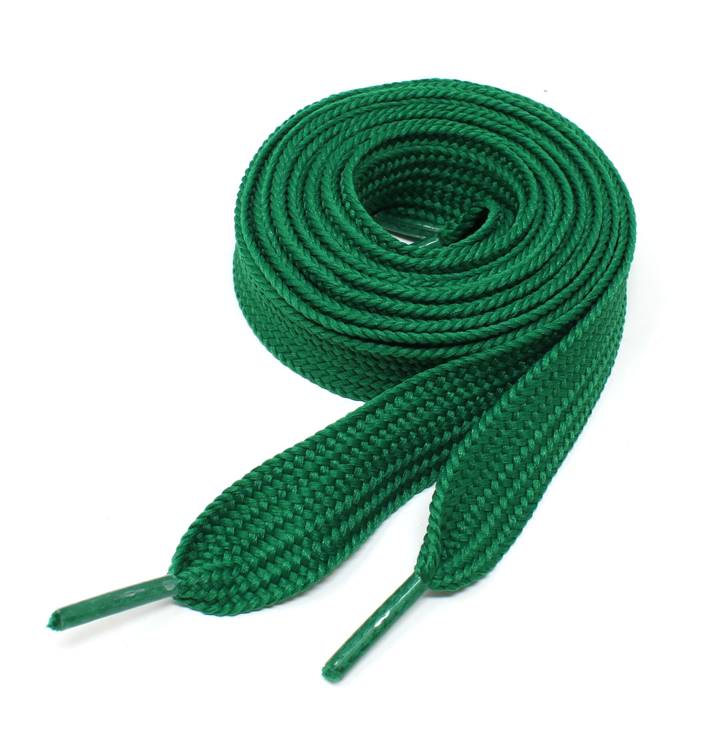 BUCKLE CITY Thick Flat 3/4" Wide Shoelaces Solid Color Strings for All Shoe Types - Chunky Fat Laces for Sneakers, Boots