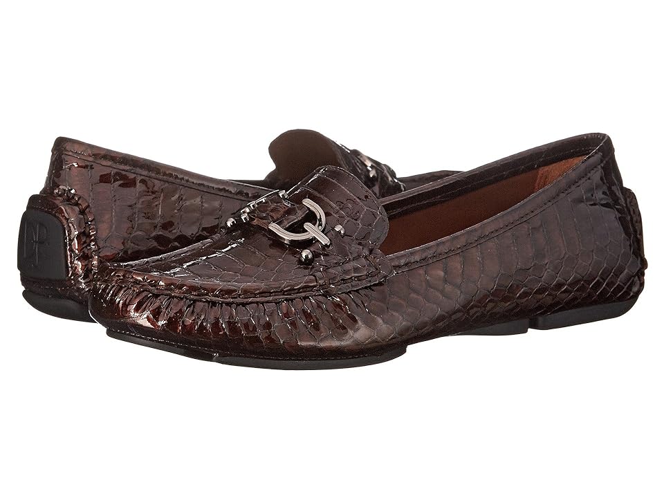 

Donald J Pliner Viky (Expresso Pearlised Python Print) Women's Slip on Shoes, Brown