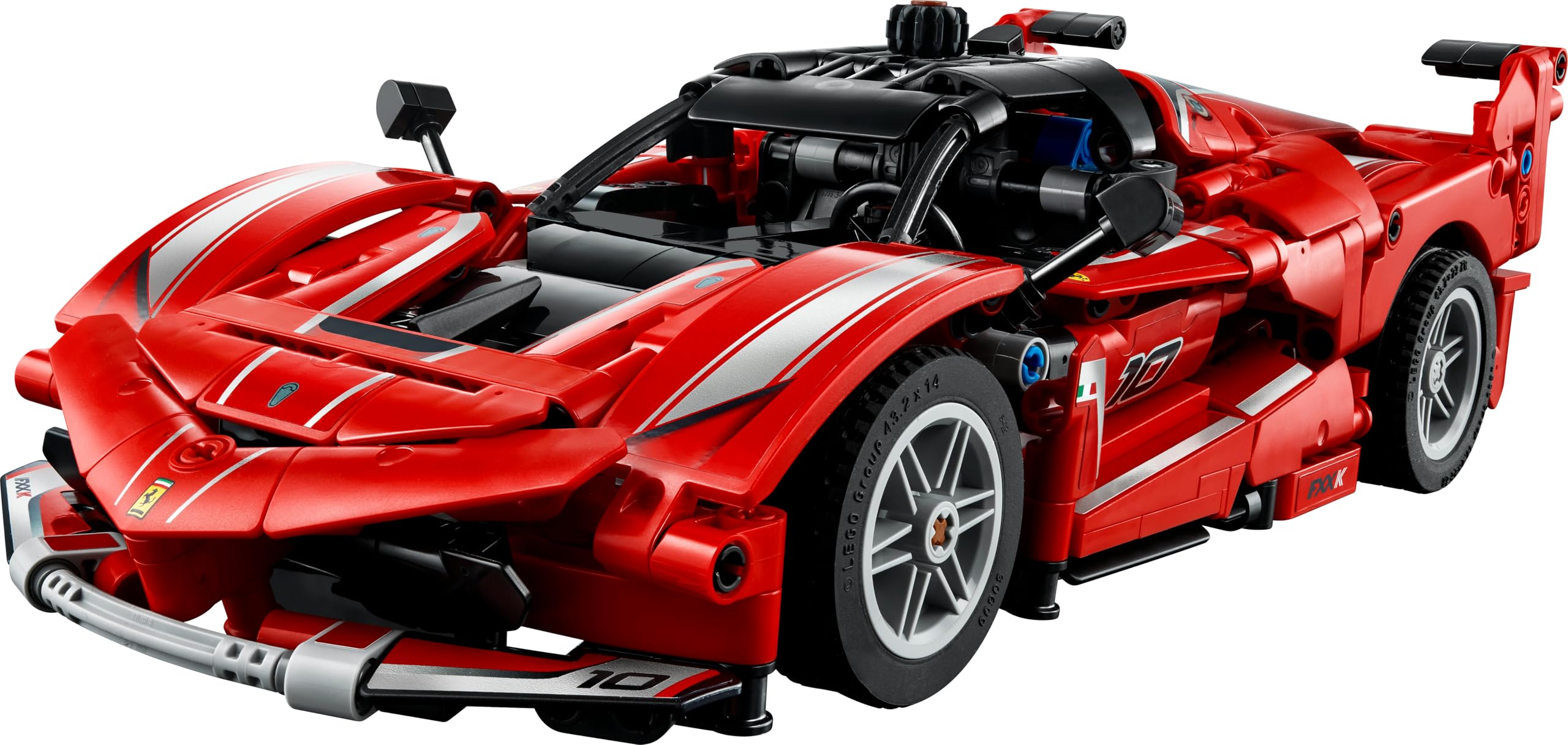 LEGO Technic Ferrari FXX K - Jouet Voiture de Course - Maquette de Construction avec Moteur V12, Différentiel & Pistons Mobiles - Décoration Automobile - Cadeau pour Garçon dès 10 Ans 42212