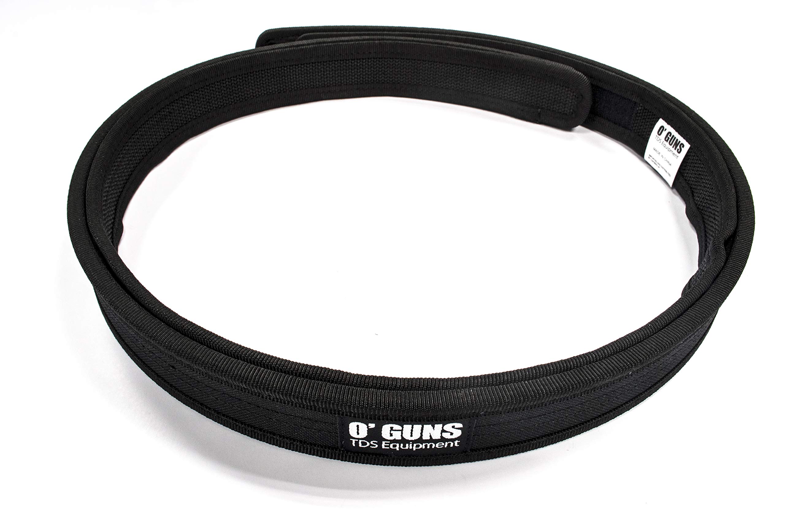 O'GUNS - Cintura Tattica IPSC, per Tiro Dinamico Sportivo TDS Competition Belt con sottocintura e fermacintura Inclusi in Robusta Cordura
