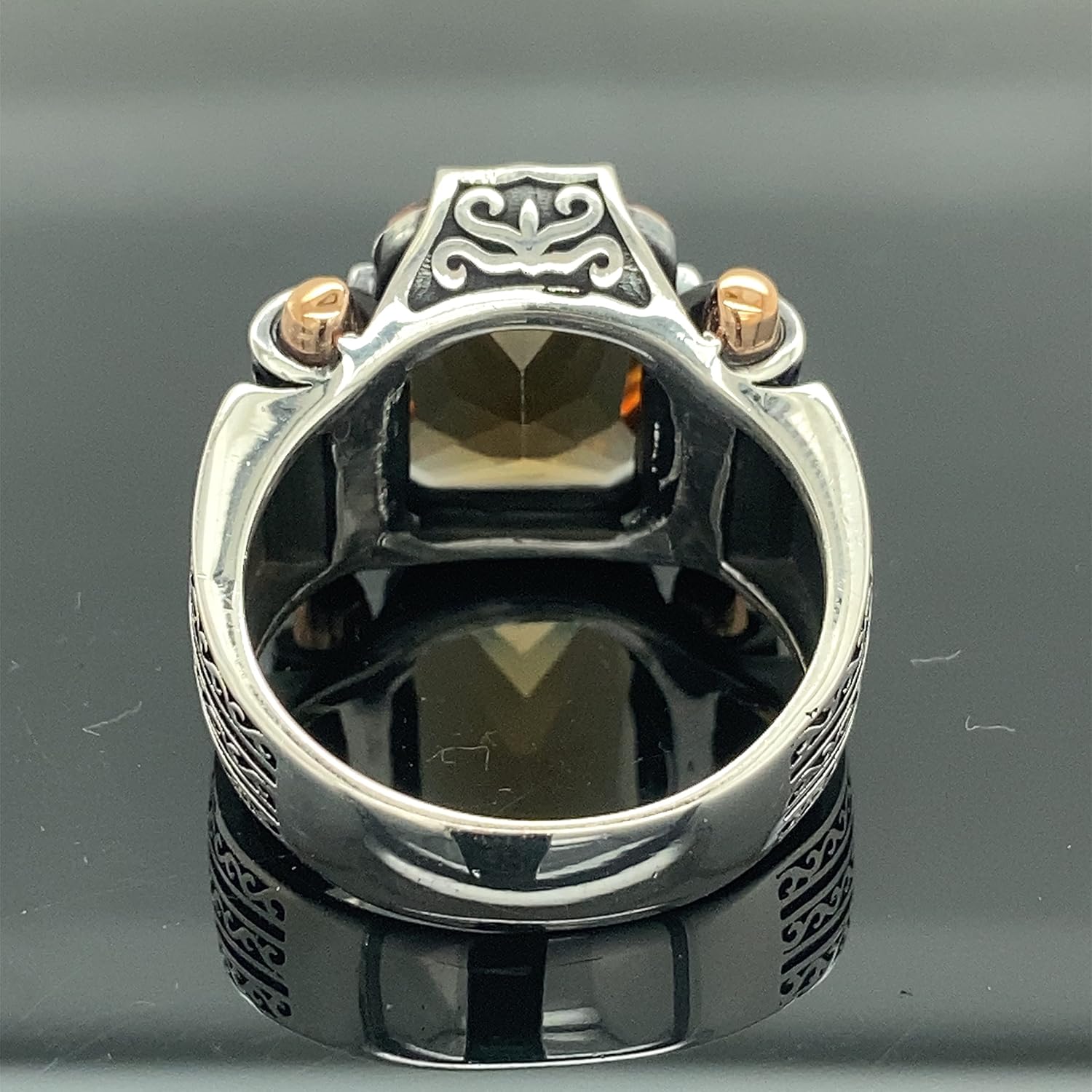 Silver Sultanite Stone Ring Natural Sultanite Ottoman Style Ring, Man Handmade Silver Ring, 925k Sterling Silver Ring, Gift For Him
