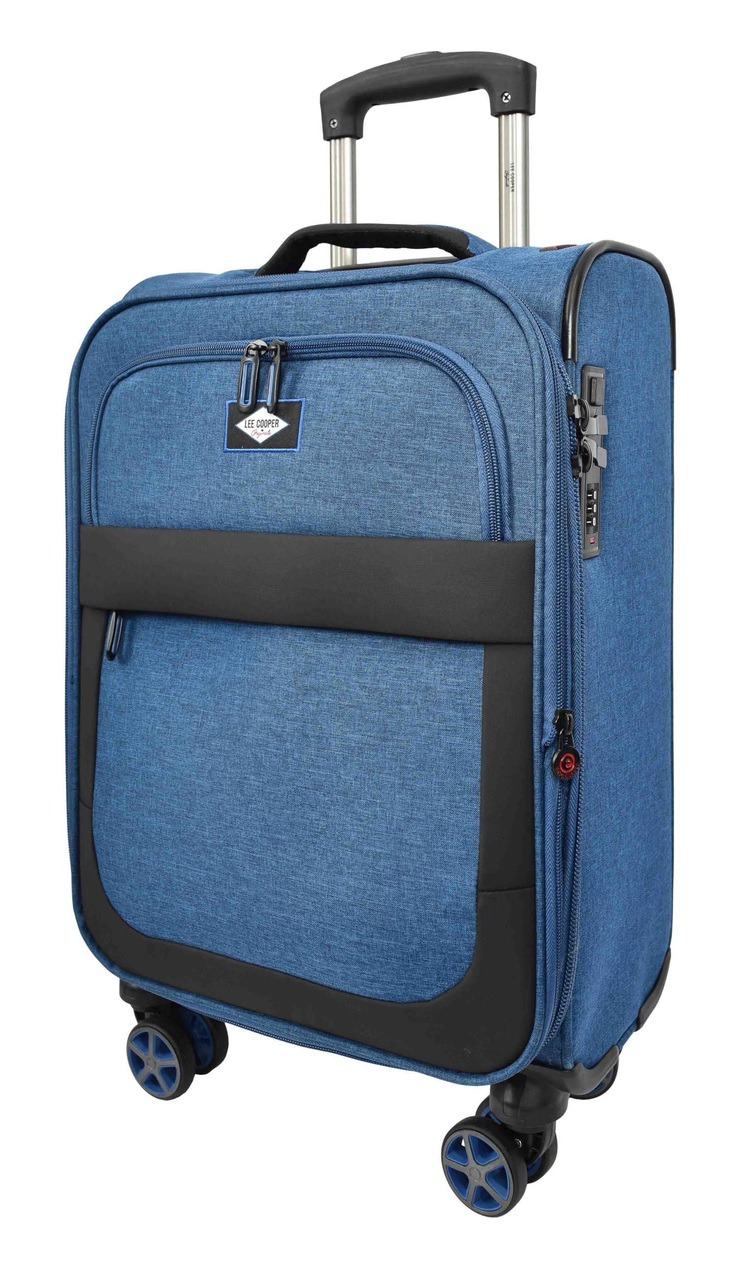 House Of Leather Nimbus - Set di 3 valigie espandibili con ruote, Marina Militare, Set x3, Bagaglio Espandibile con Ruote Spinner