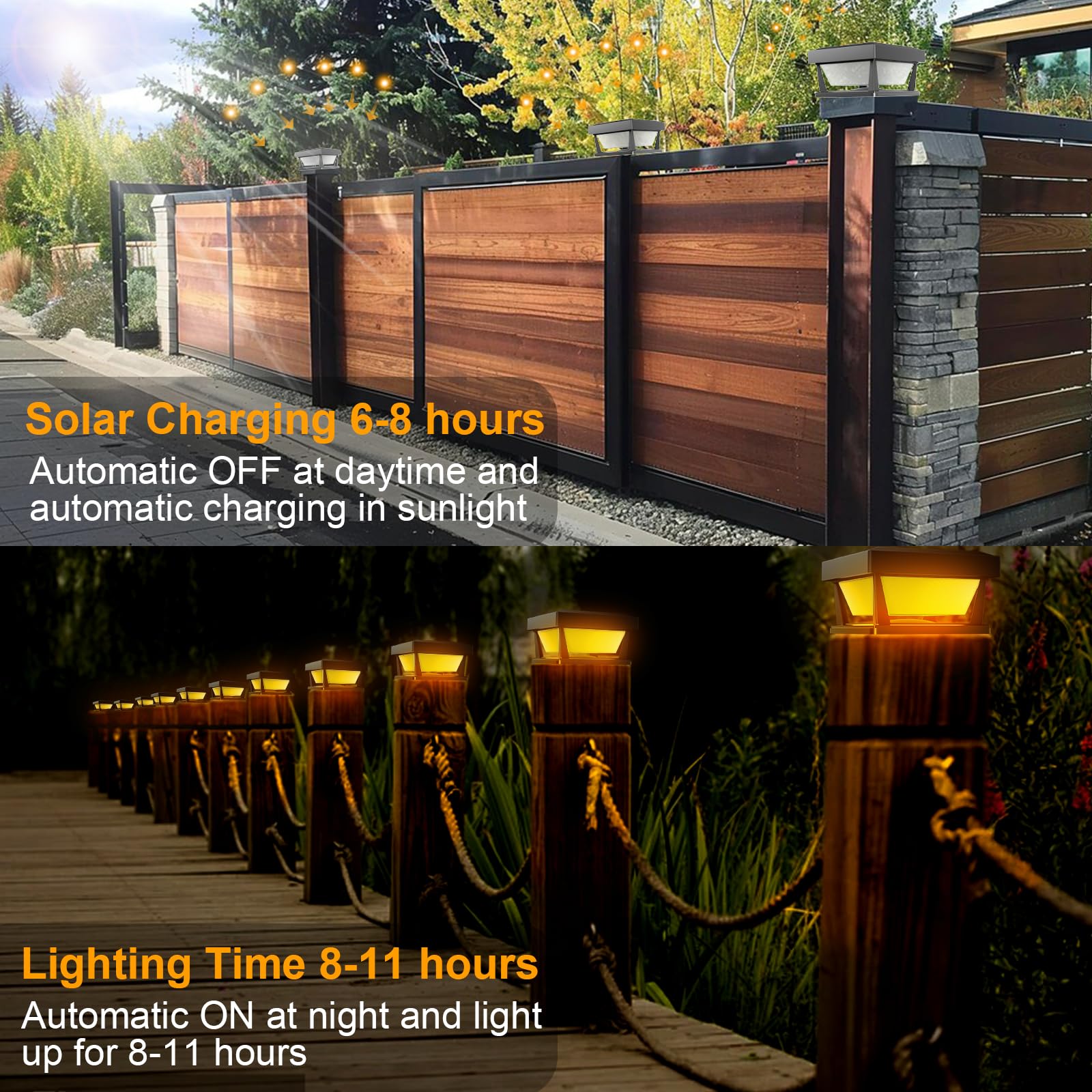 btfar 10 Pezzi Luci Solari da Giardino, 8 LED Faretti Sepolta Solari a