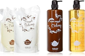 ウーロン茶　シャンプートリートメントセット Amazon | 4点set ウーロン シャンプー1000+800＆コンデ1000+800