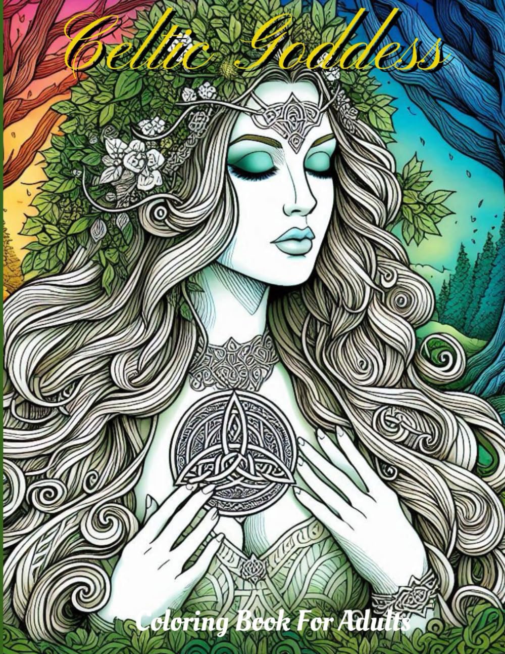 Celtic Goddess - Coloring Book for Adults