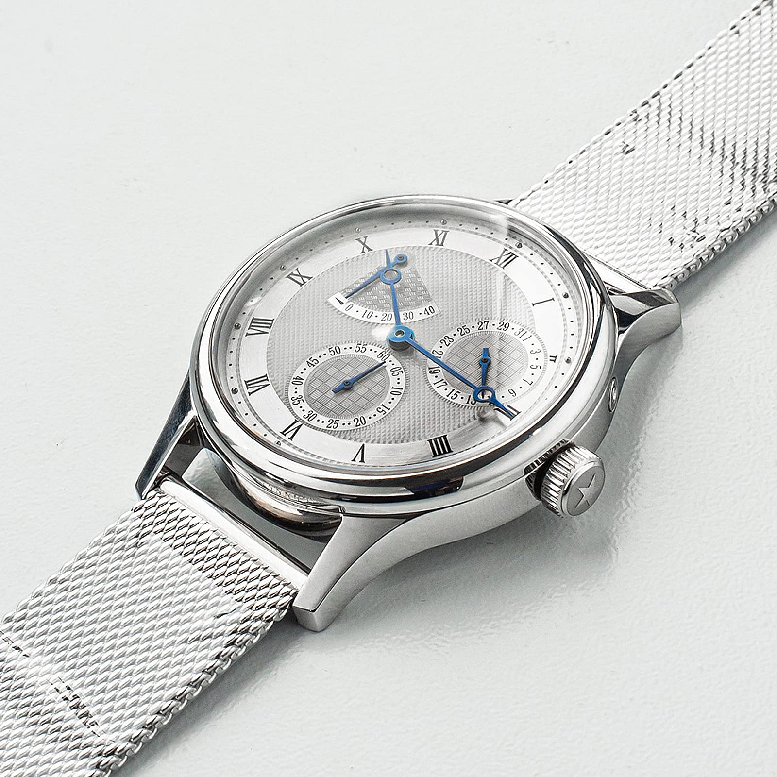 Sugess 40 mm Paris Nail Microhyla Small Second Seagull ST1780 Uhrwerk Mechanische Vintage Uhr SU1780J1 1963