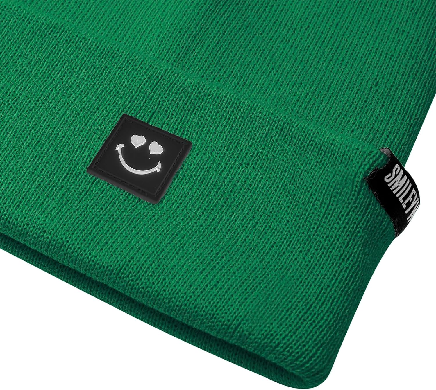 American Trends Beanie for Men Women Soft Winter Beanie Hat Cute Smiley Face Knit Hat Warm SmileyWorld® - Image 6