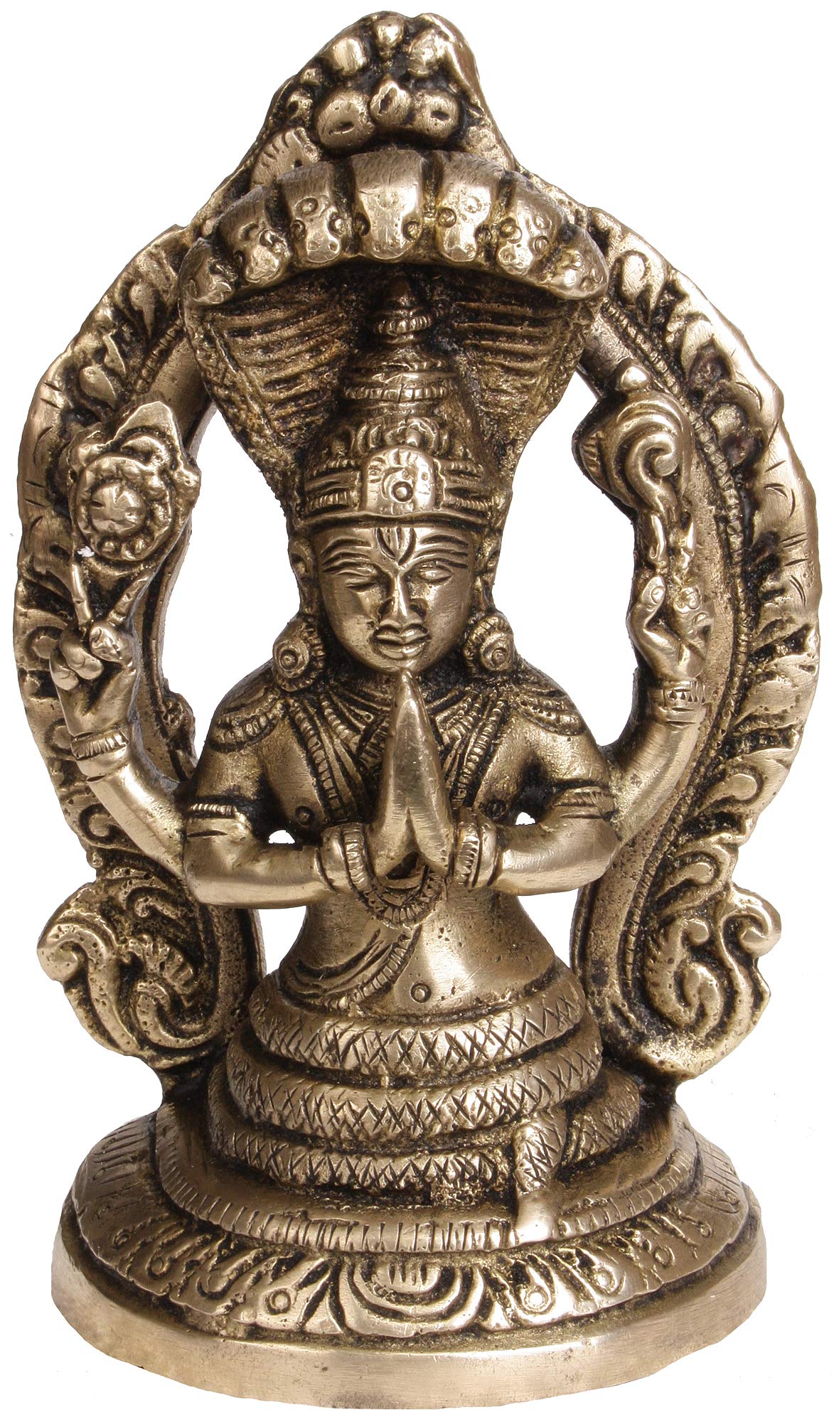 Exotic India Patanjali - Brass Sculpture
