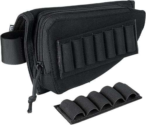 OneTigris Soporte para carcasa de escopeta, bolsa de concha de escopeta para calibre 12, 0.300 in, soporte de munición para rifle Molle, almohadilla