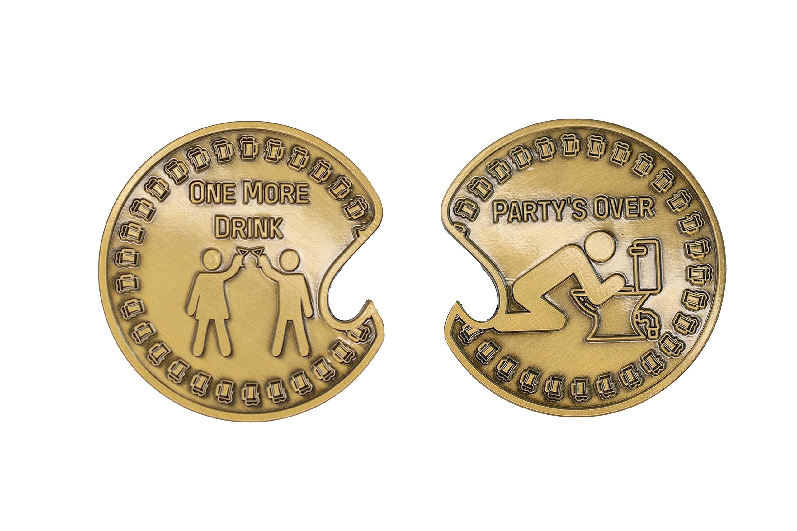Amazon.com: Tokenz Bottle Opener Decision Maker Double Sided Coin | Fun  Gift or Party Favor for College Graduation, 21st Birthday,  Bachelor/Bachelorette Party or Drinking Games : Baby