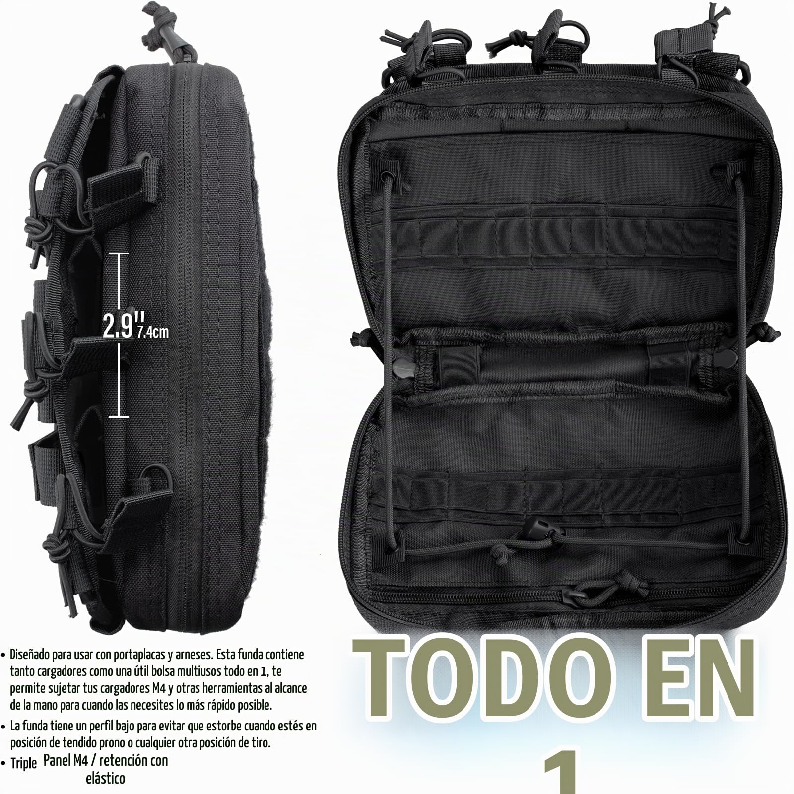 WYNEX Táctica Bolsa Herramientas Molle EDC Pouch Medical EMT Organizador Utility Molle Accesorios para Caza Militar