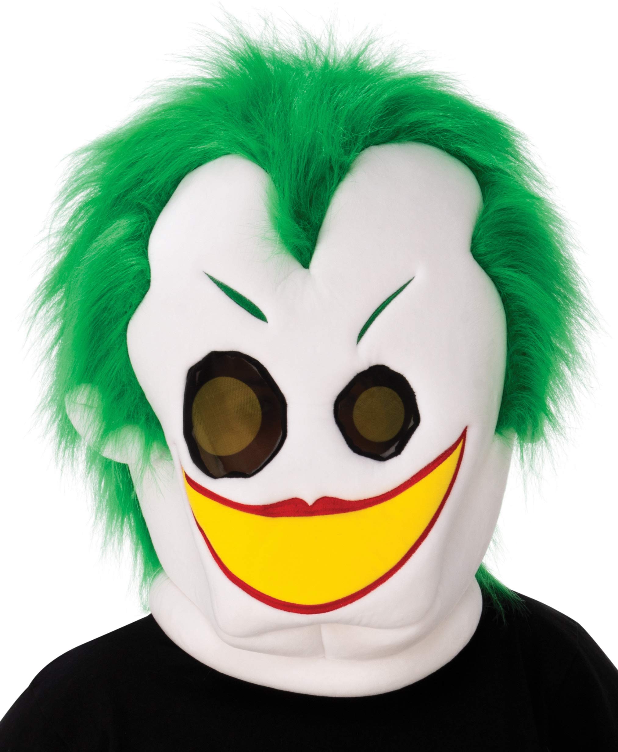 Rubie's DC Joker Oversized Plüsch Maskottchen Maske – Einheitsgröße Für Halloween & Cosplay