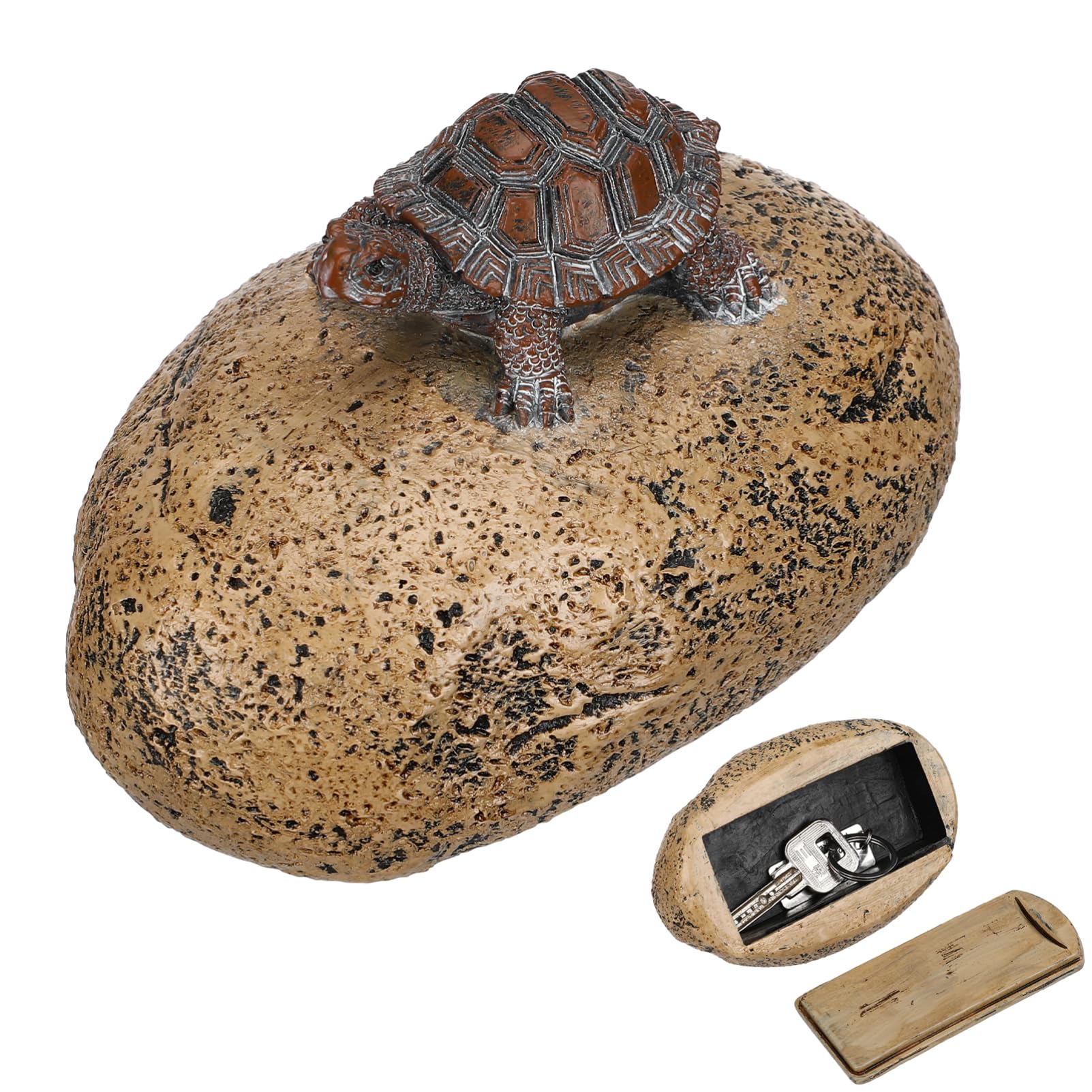 Statue de tortue cache-clés extérieure pour résoudre l'oubli des clés de maison