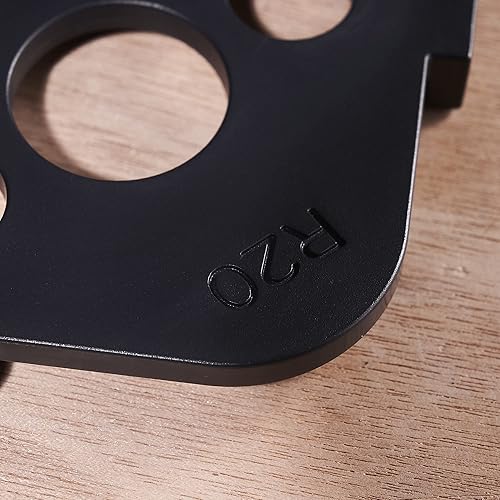 Miniatura 7 de Paquete de 4 plantillas de enrutador de radio, plantillas de enrutamiento de radio de esquina, plantillas de brocas de enrutamiento de esquinas