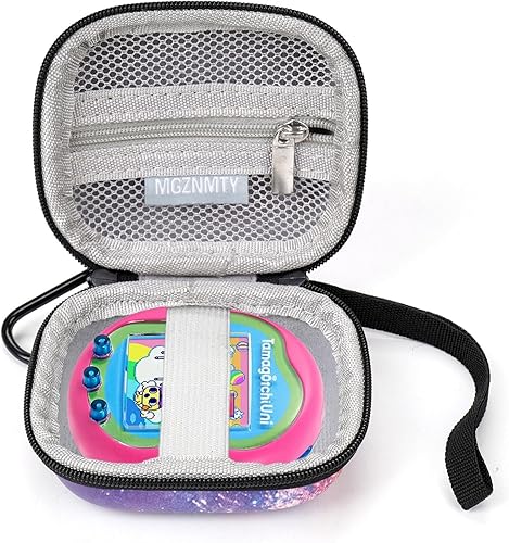 MGZNMTY Protective Storage Case Compatible with Tamagotchi Uni Virtual Pet Machine (Only Case) (Galaxy,S)