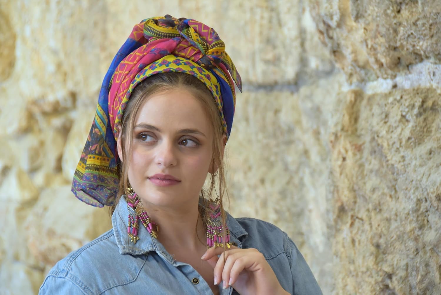 Boho Majesty Head Wrap Headscarf TICHEL, Hair Snood, Head Scarf, Head Covering, Jewish headcovering, Scarf, Bandana, Apron