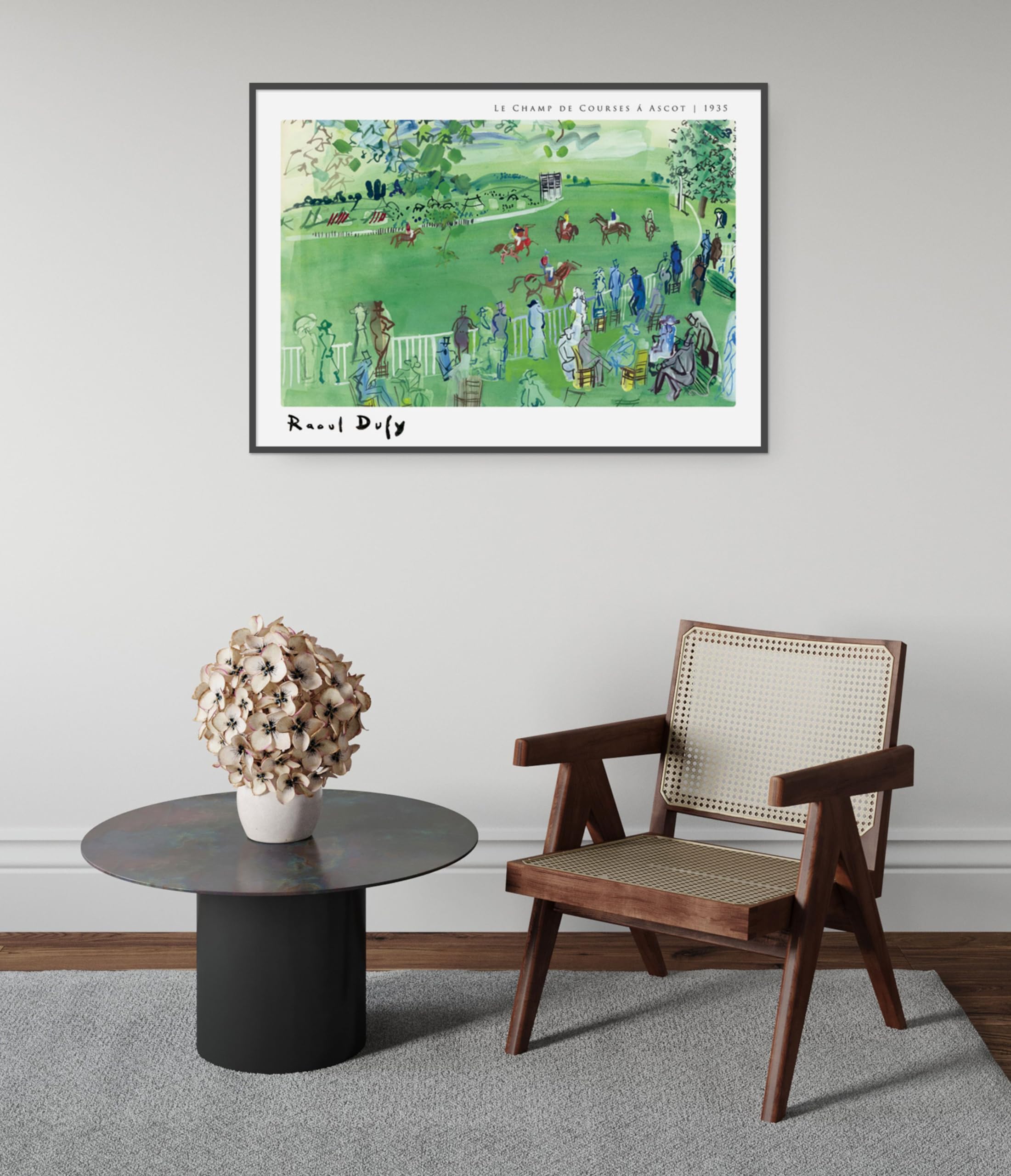 ラウル・デュフィ　LE CHAMP DE COURSES A ASCOT Amazon.de: Le Champ de Courses á Ascot von Raoul Dufy Fauvistische