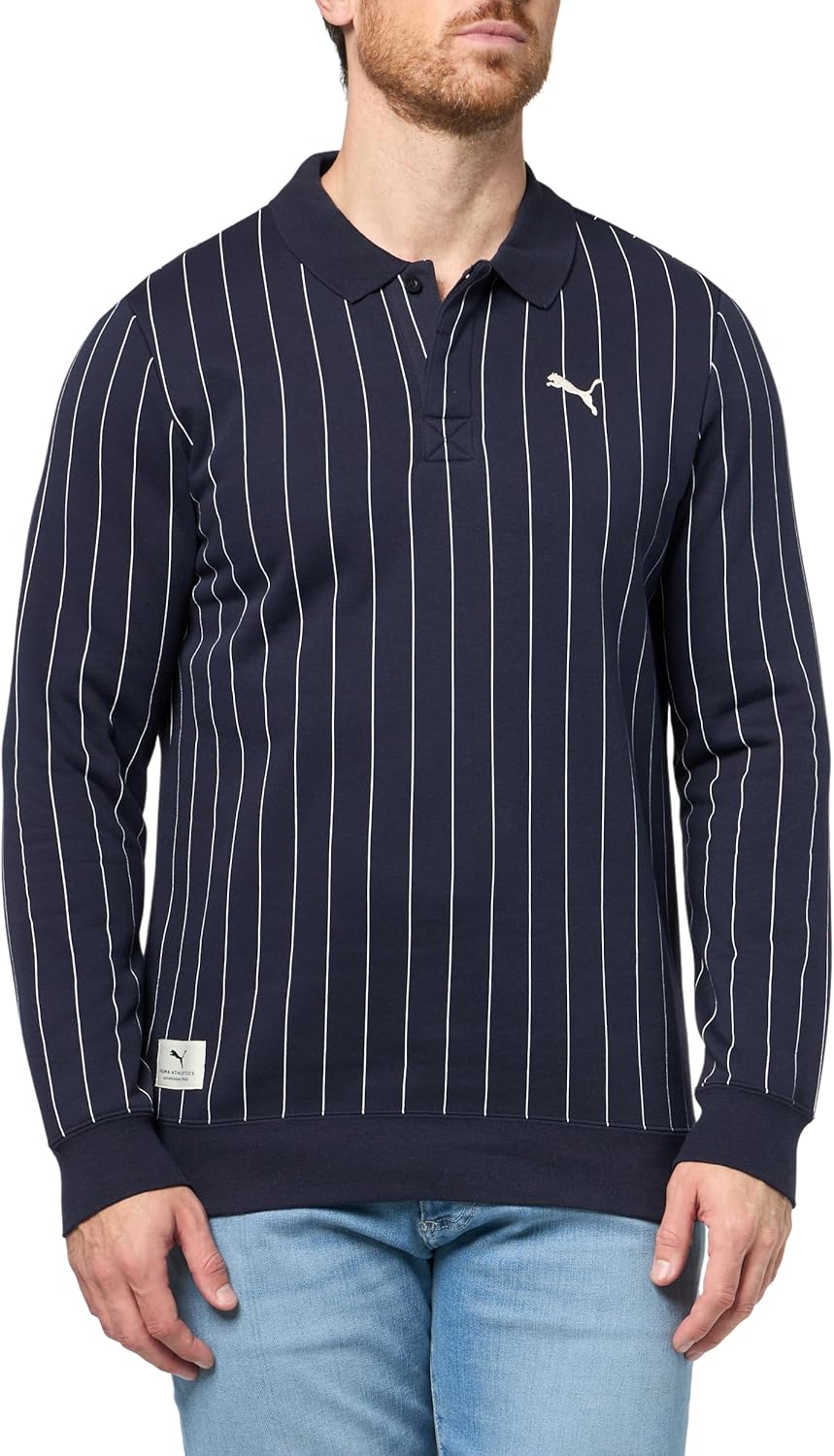 Puma Men's Class Long Sleeve Fleece Polo