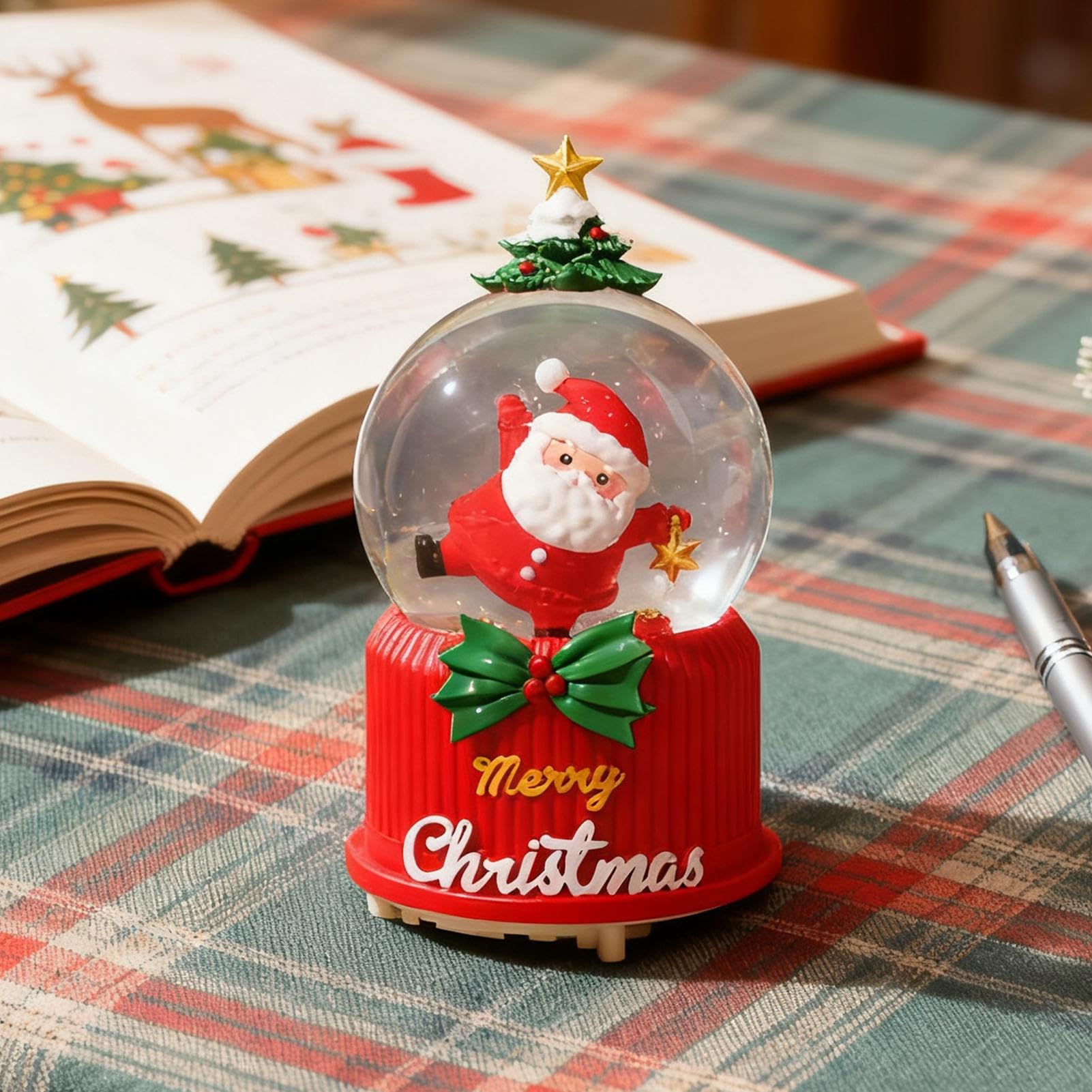 Bolas De Nieve Para La Navidad De Escritorio Para