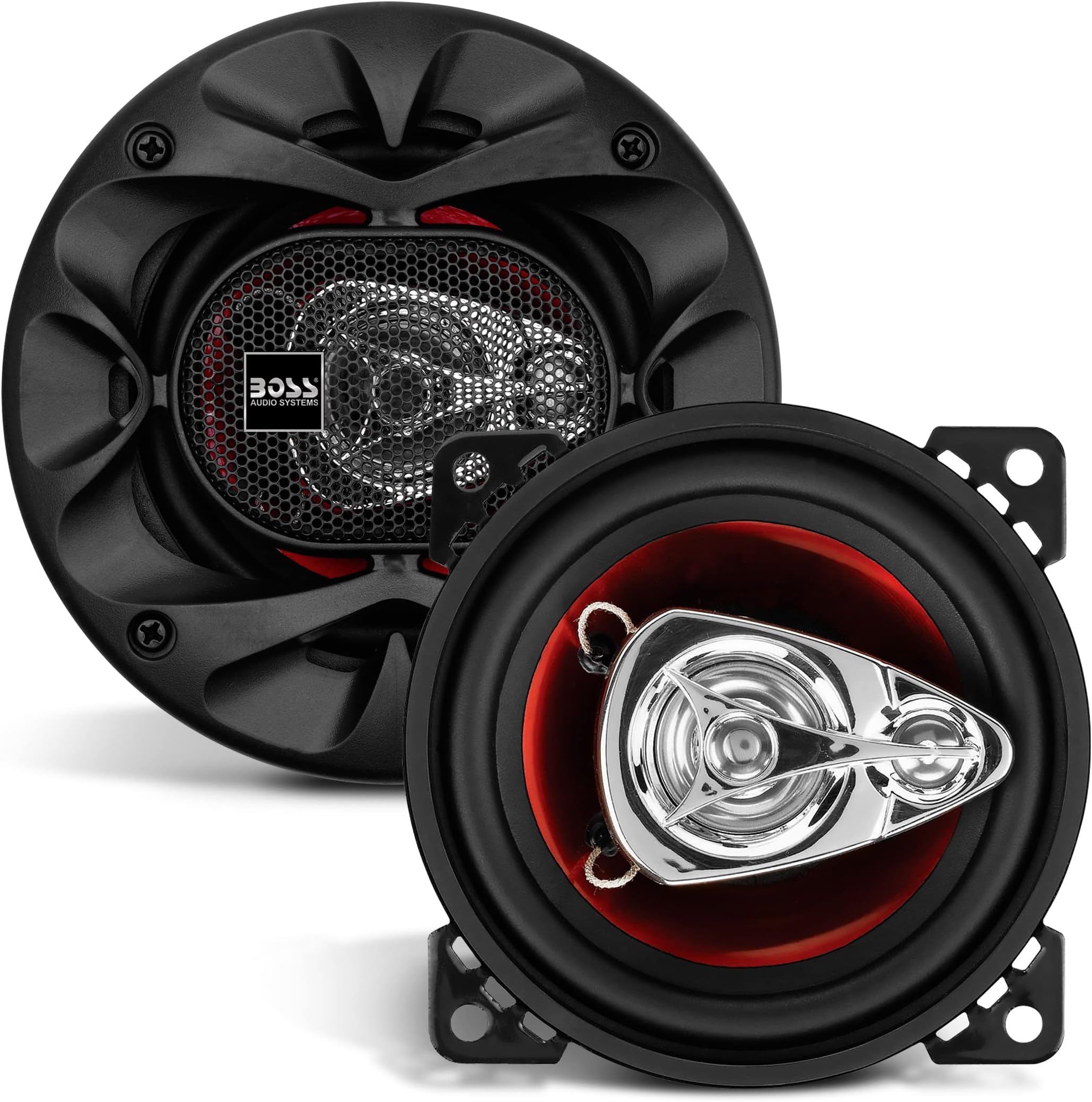 BOSS Audio CH4230 Chaos Exxtreme 225-watt 3 way auto 4" Coaxial Speaker by BOSS Audio